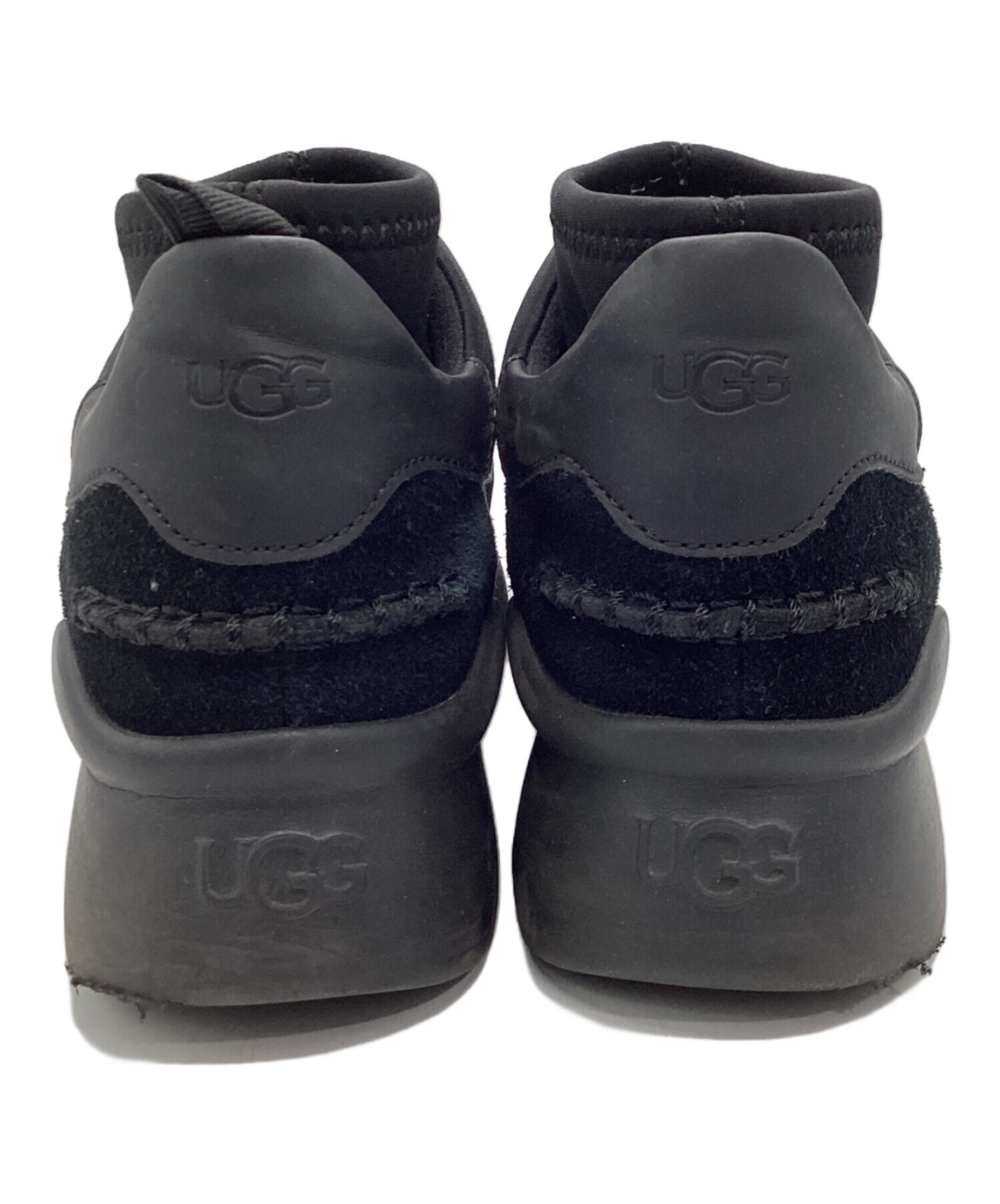 UGG ダットスニーカー ブラック グレー/アグ 中古・古着通販】UGG (アグ) ニュートラスニーカー ブラック サイズ:23