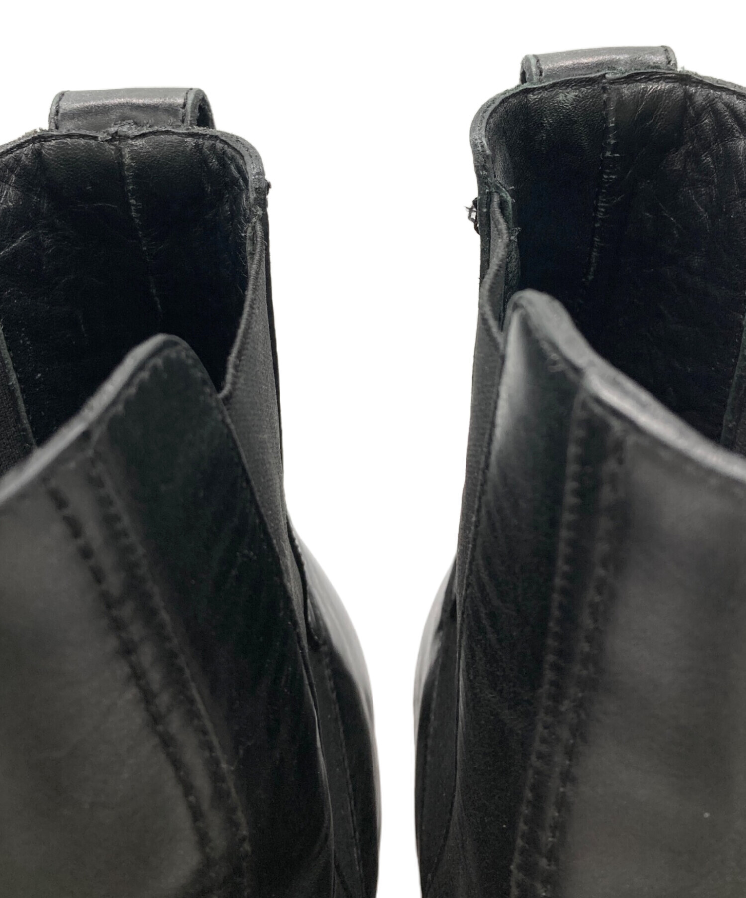 中古・古着通販】Z Zegna (ジー・ゼニア) サイドゴアブーツ ブラック