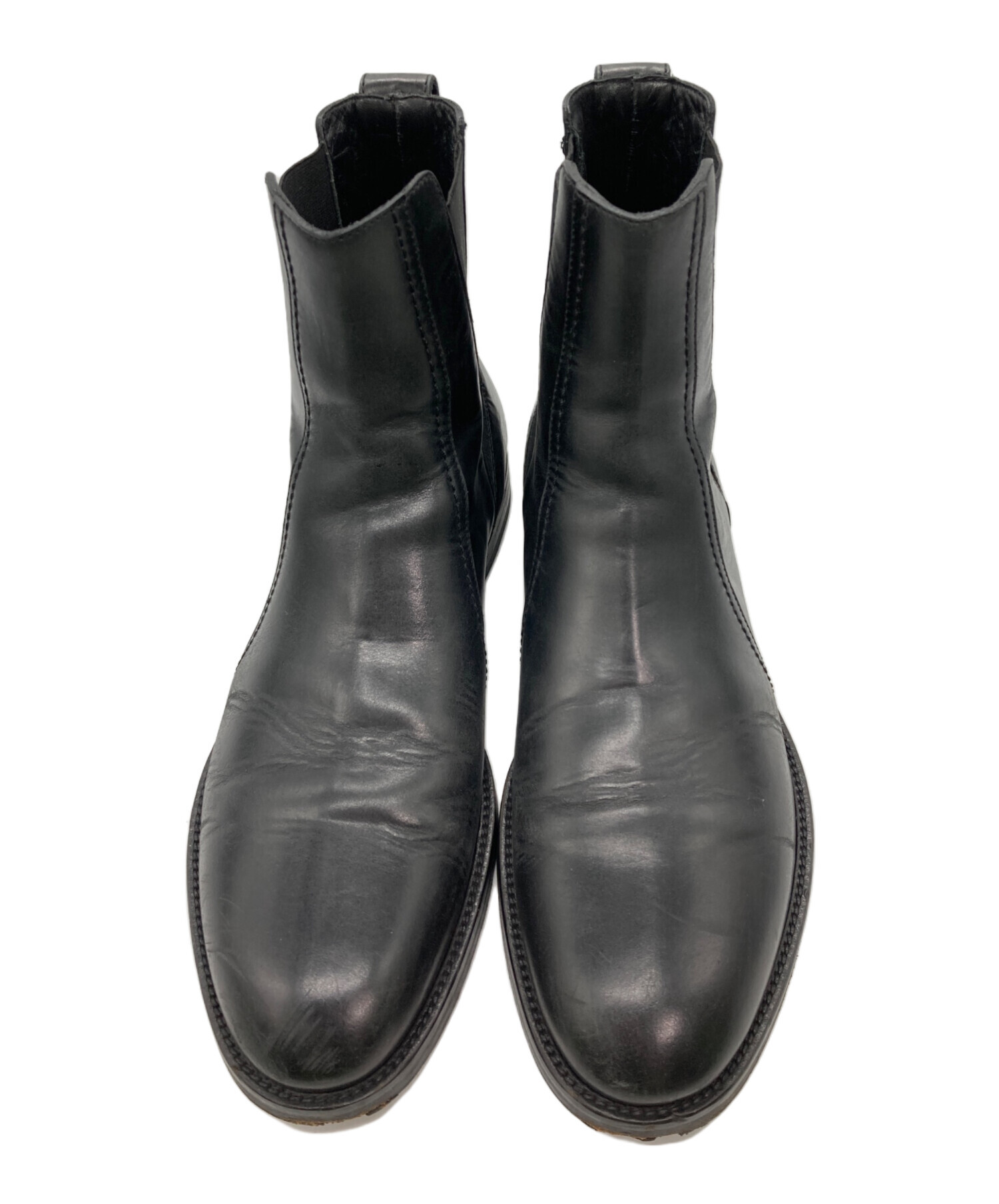 中古・古着通販】Z Zegna (ジー・ゼニア) サイドゴアブーツ ブラック