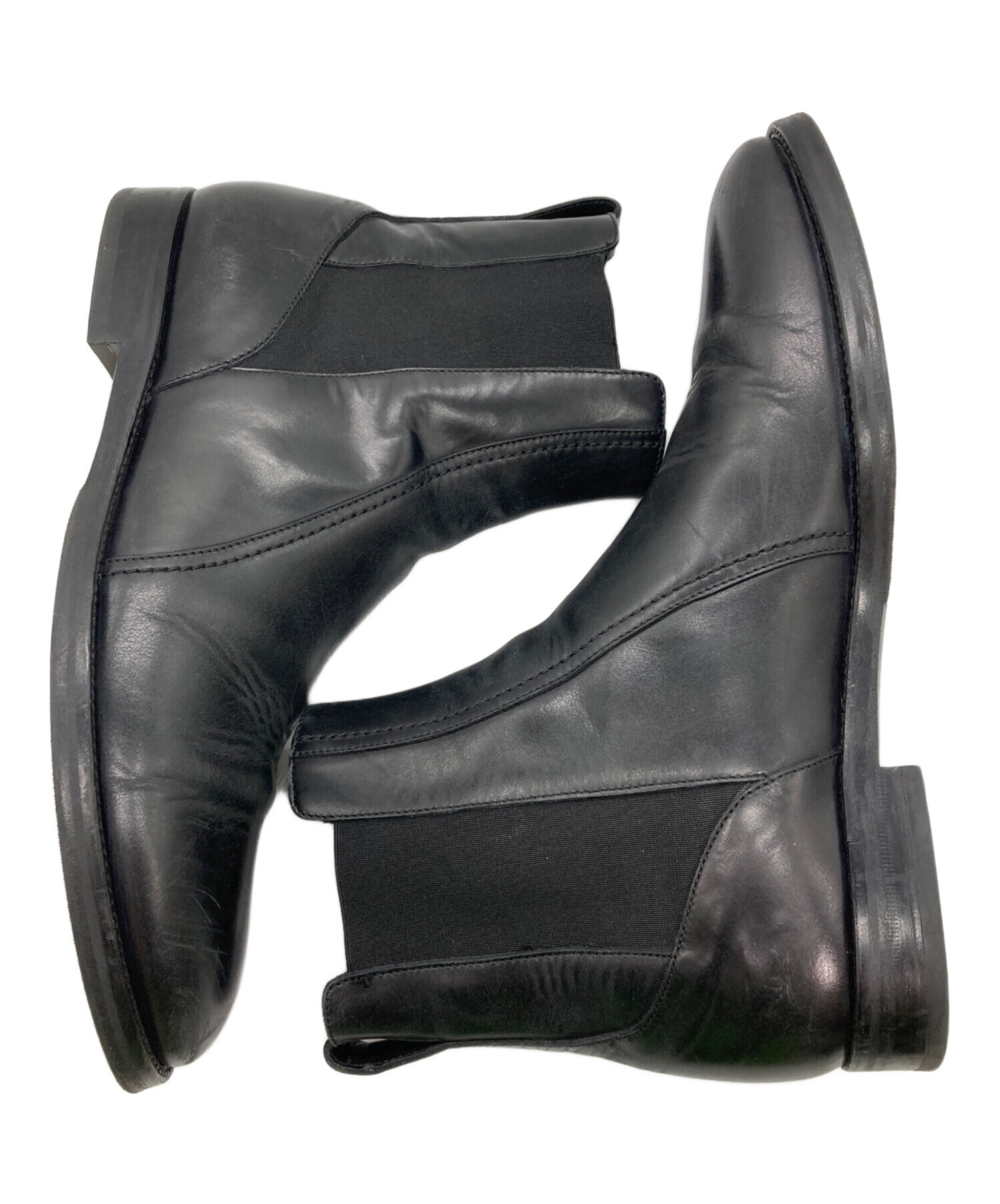 ゼニア　ショートブーツ　新品 中古・古着通販】Z Zegna (ジー・ゼニア) サイドゴアブーツ ブラック