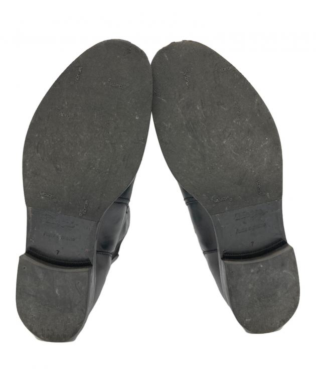 中古・古着通販】Z Zegna (ジー・ゼニア) サイドゴアブーツ ブラック