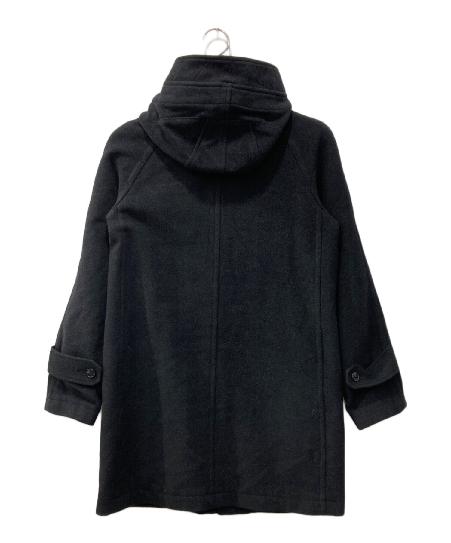 中古・古着通販】ZUCCA (ズッカ) フーデッドハーフコート ブラック