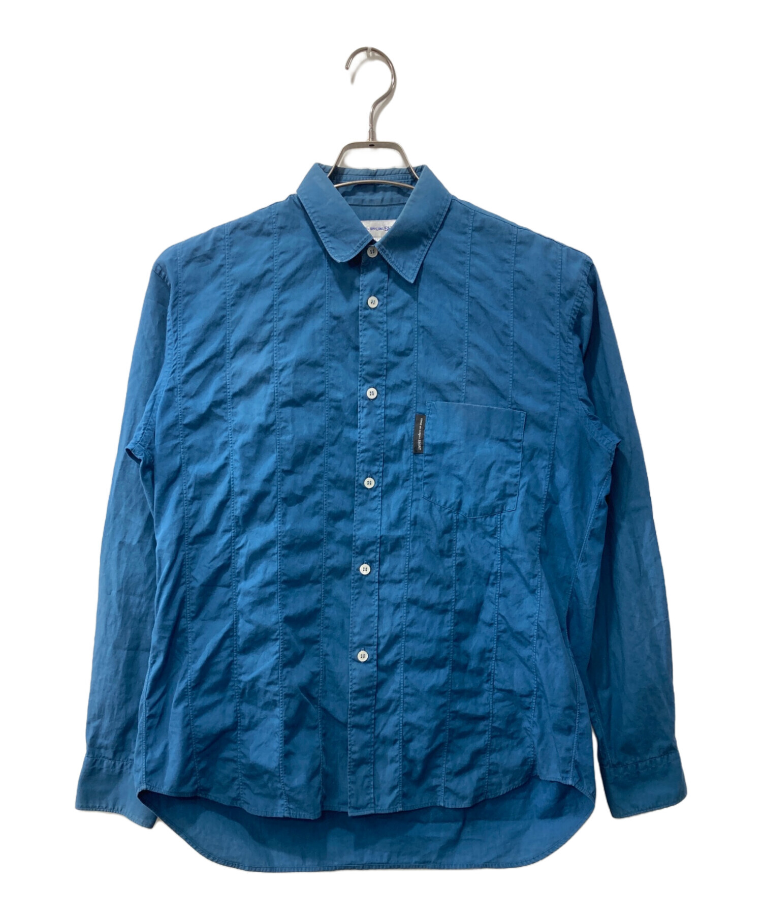 COMME des GARCONS 長袖シャツ ブルー 中古・古着通販】COMME des GARCONS SHIRT (コムデギャルソンシャツ