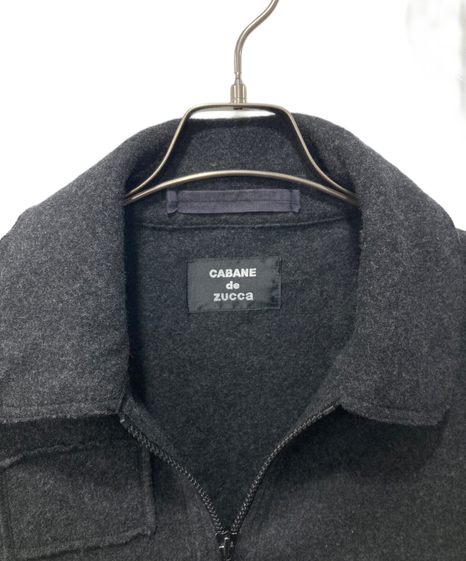CABANE de ZUCCA ウール コート パーカー archive y2k 中古・古着通販】CABANE de ZUCCa (カバンドズッカ) ウールジャケット