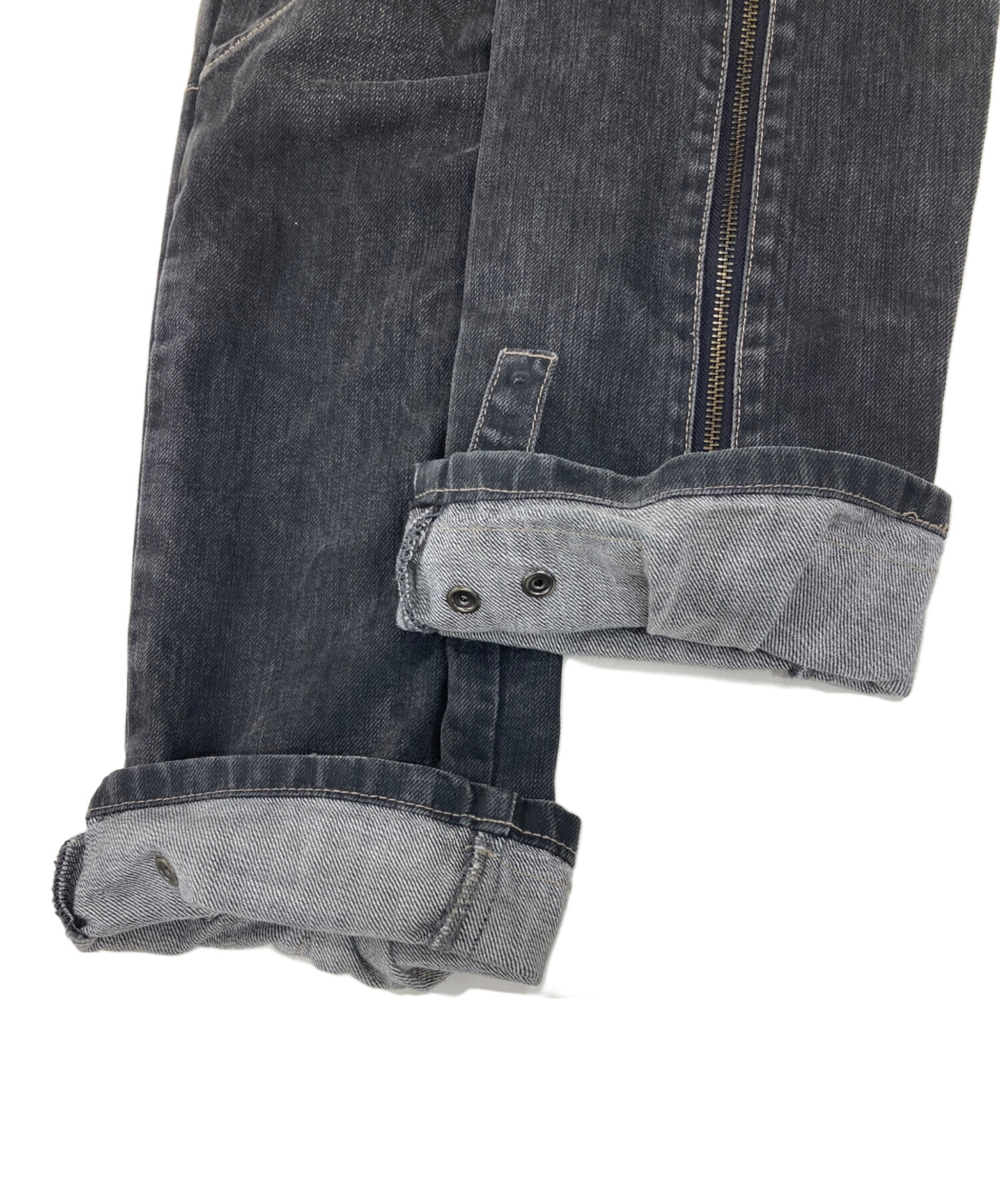 中古・古着通販】PPFM (ピーピーエフエム) ギミックデニムパンツ