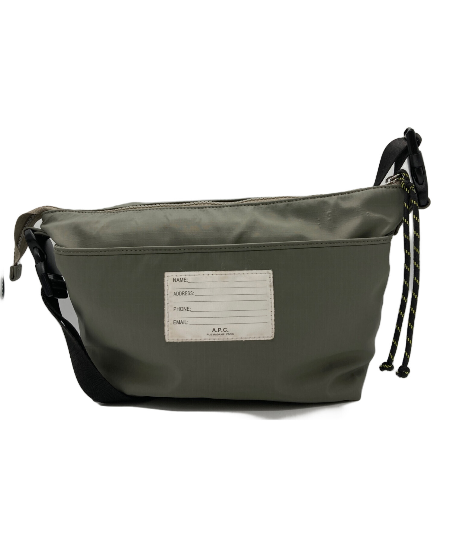 中古・古着通販】A.P.C. (アーペーセー) Trek ショルダーバッグ カーキ