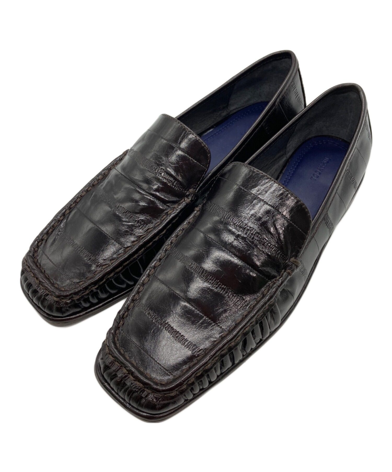 中古・古着通販】TODAYFUL (トゥデイフル) Squaretoe Gather Loafers