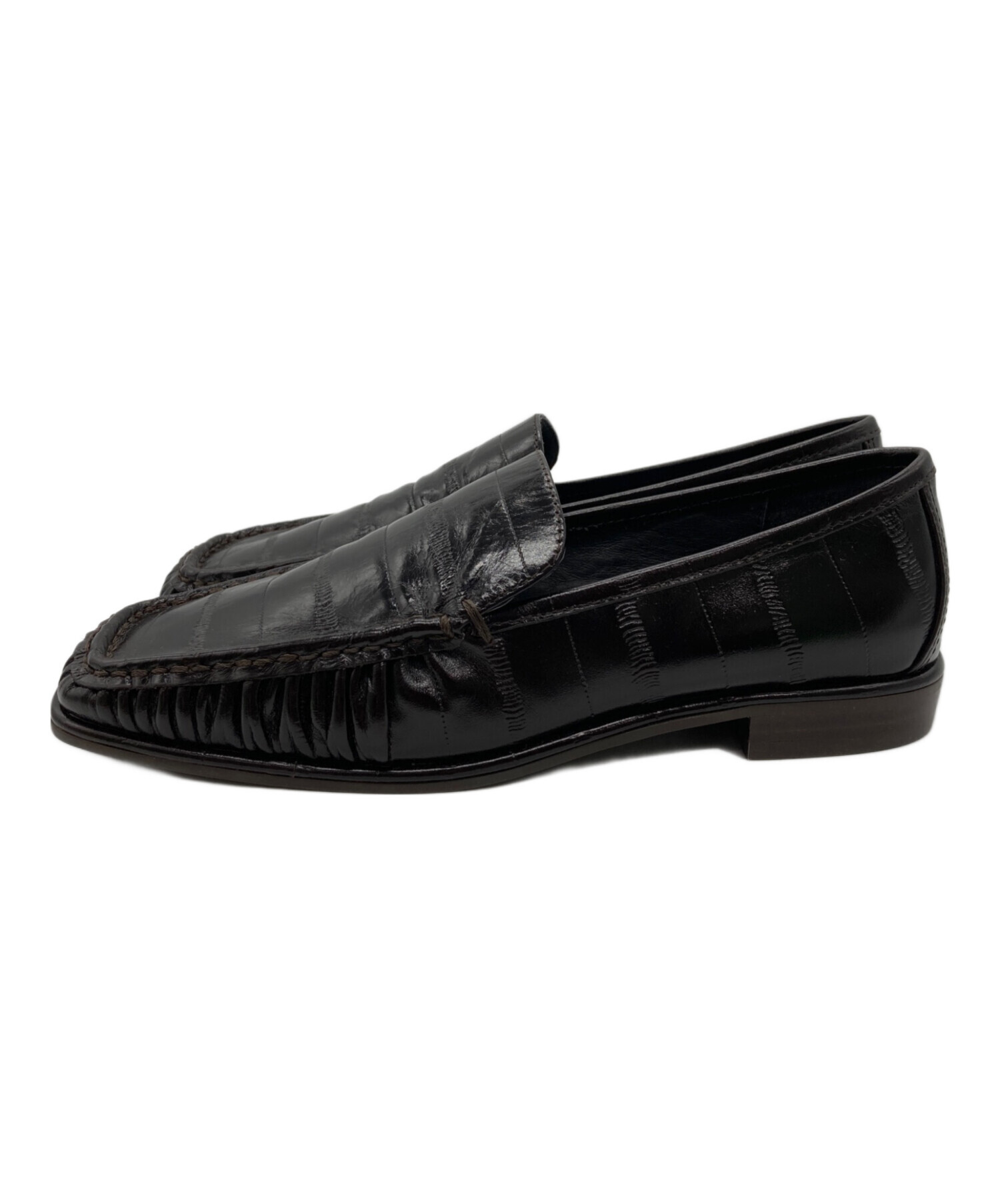 中古・古着通販】TODAYFUL (トゥデイフル) Squaretoe Gather Loafers