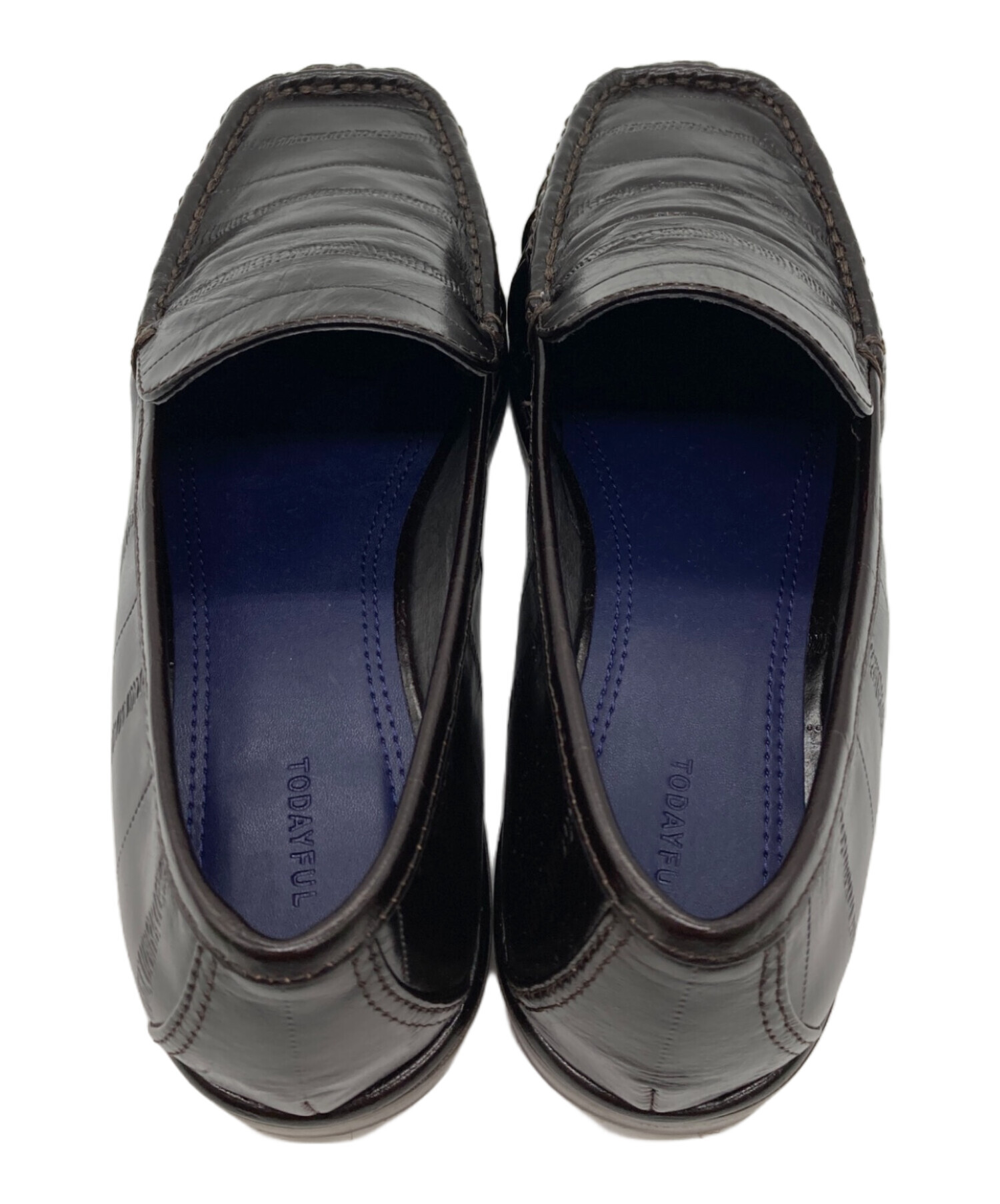 中古・古着通販】TODAYFUL (トゥデイフル) Squaretoe Gather Loafers