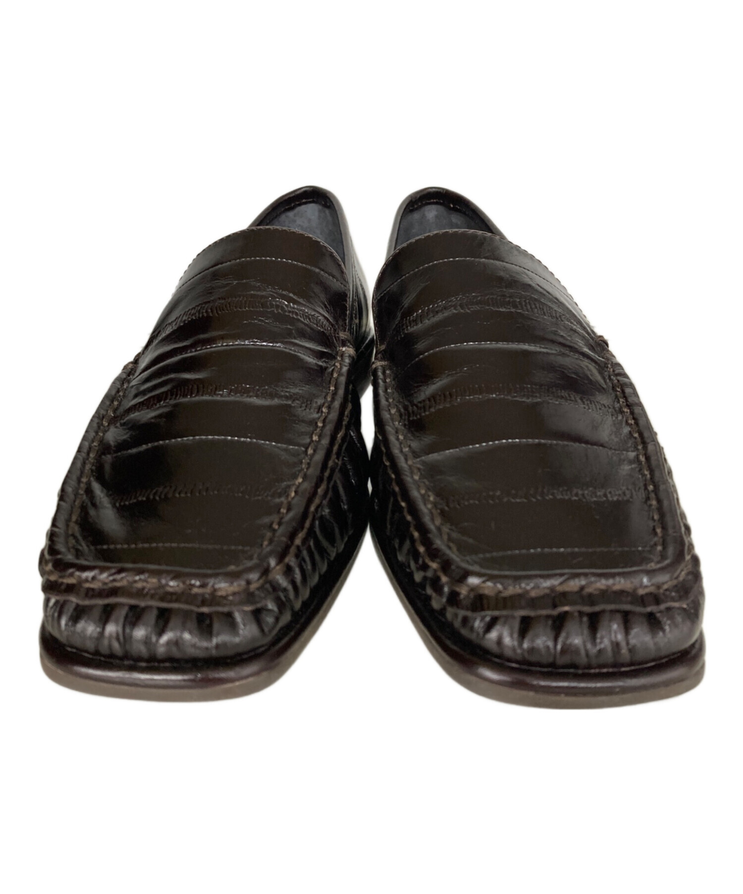 中古・古着通販】TODAYFUL (トゥデイフル) Squaretoe Gather Loafers