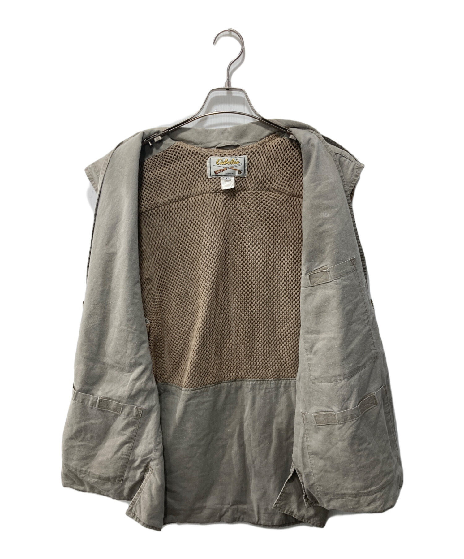 Cabela's カベラス コート（その他） XL ベージュ 【古着】【中古】【送料無料】 中古・古着通販】Cabela's (カベラス) 70s-80s/フィッシングギアベスト