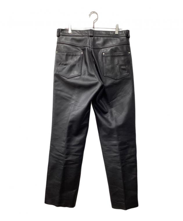 中古・古着通販】Schott (ショット) レザーパンツ ブラック サイズ:34