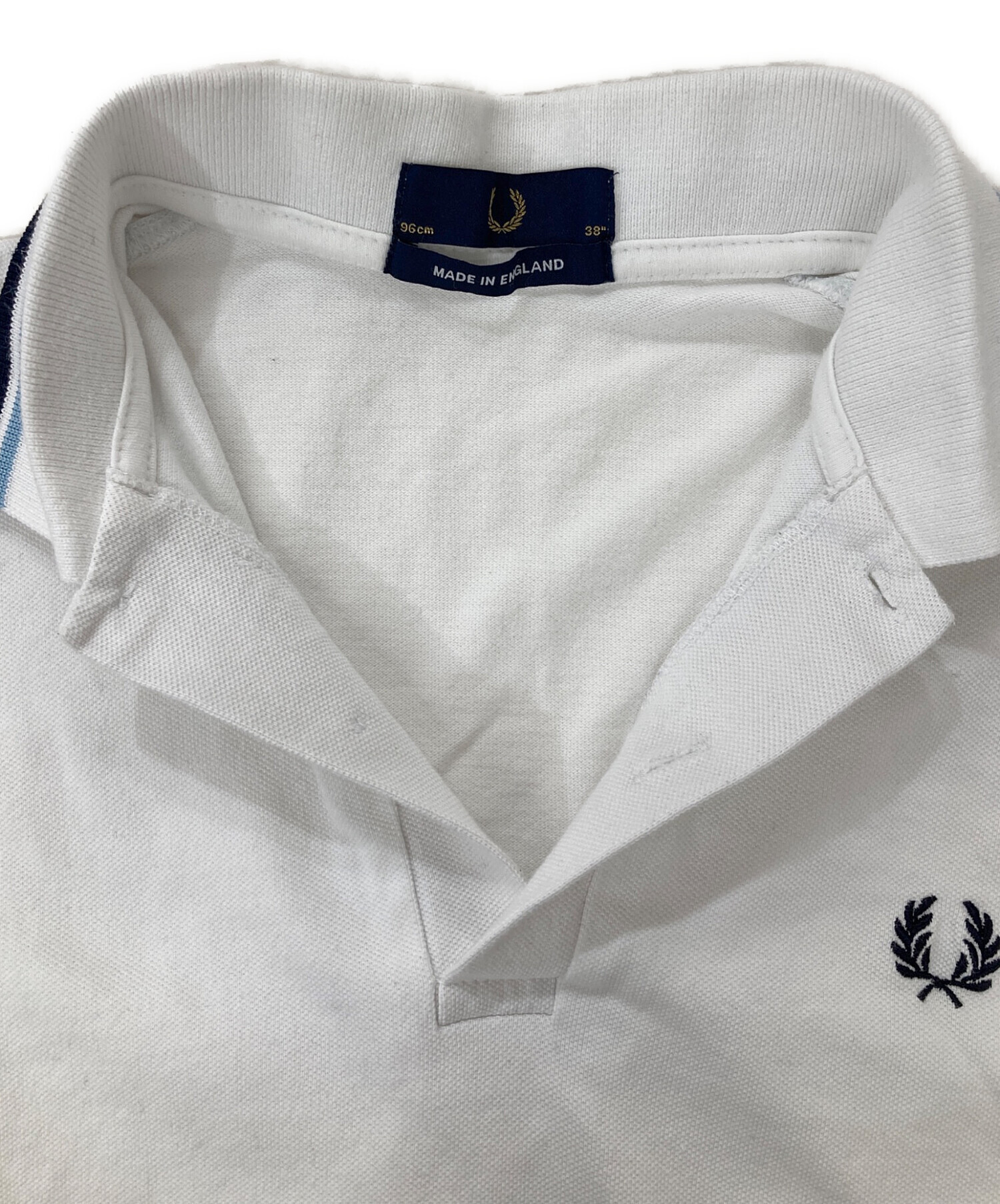 中古・古着通販】FRED PERRY (フレッドペリー) ポロシャツ ホワイト