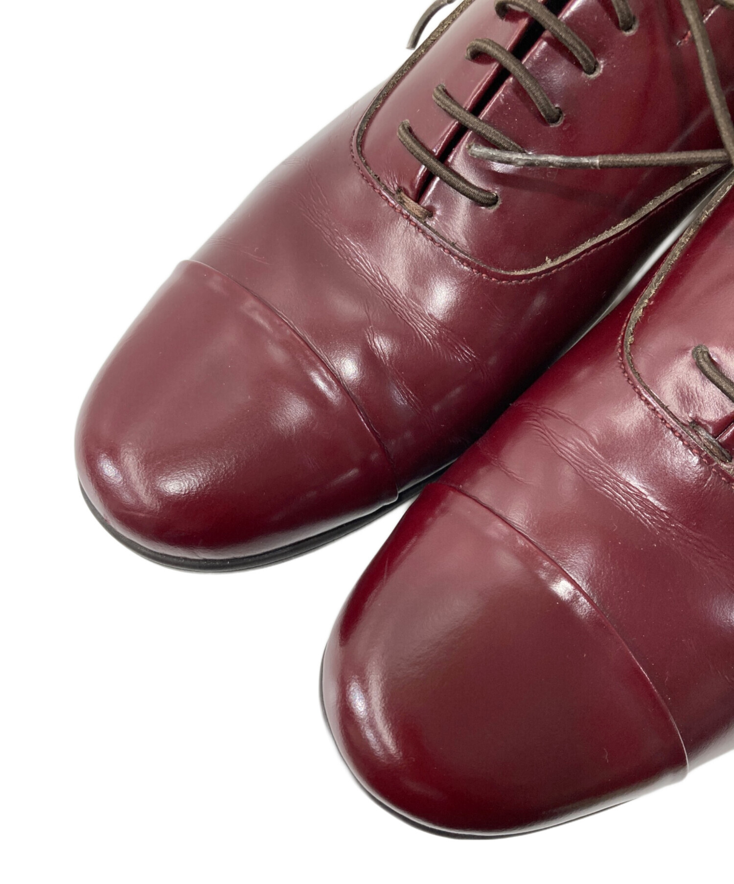 中古・古着通販】chausser (ショセ) レザーシューズ ボルドー サイズ