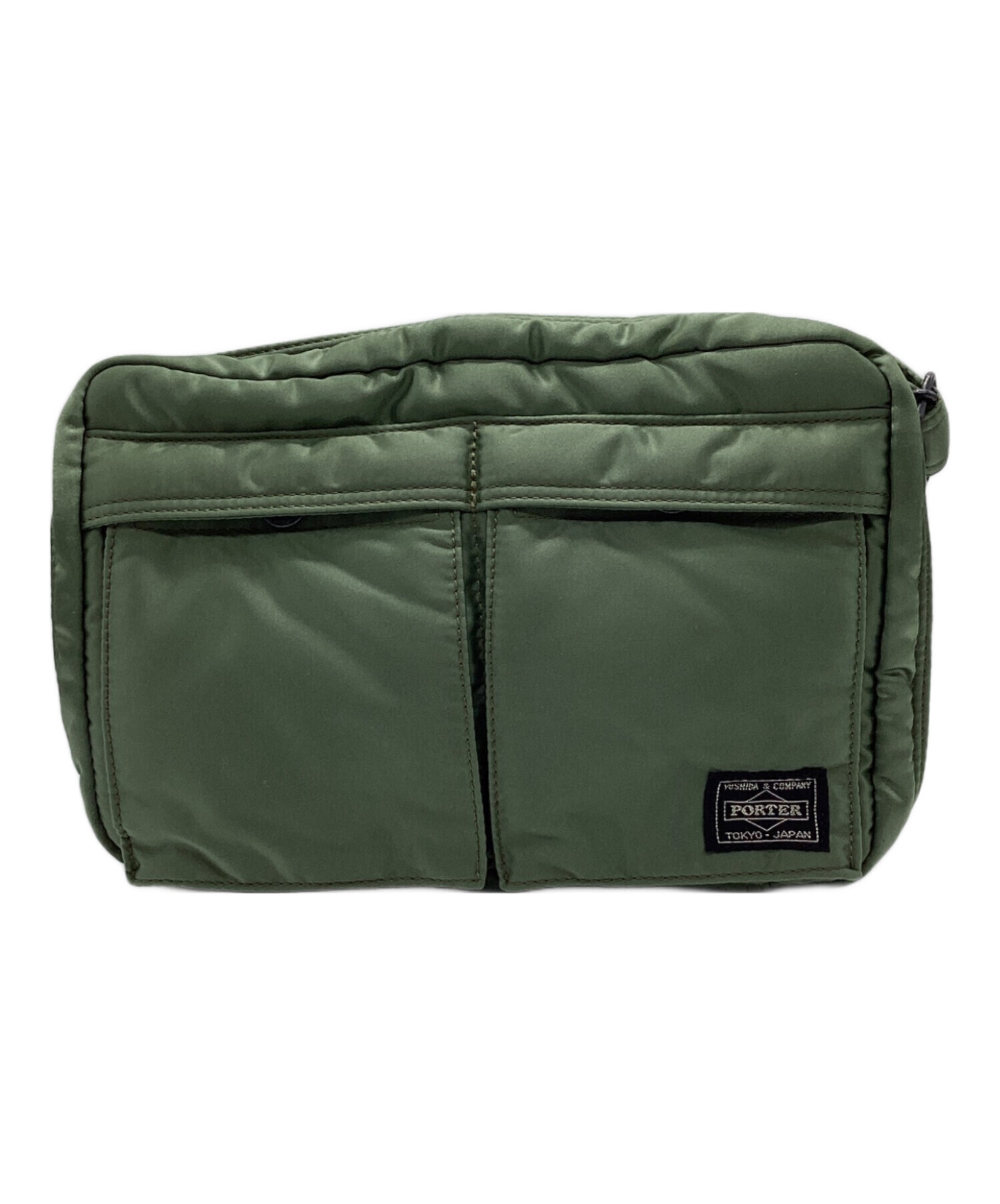 【未使用に近い】PORTER ポーター Parker SHOULDER BAG 中古・古着通販】PORTER (ポーター) ショルダーバッグ/タンカー