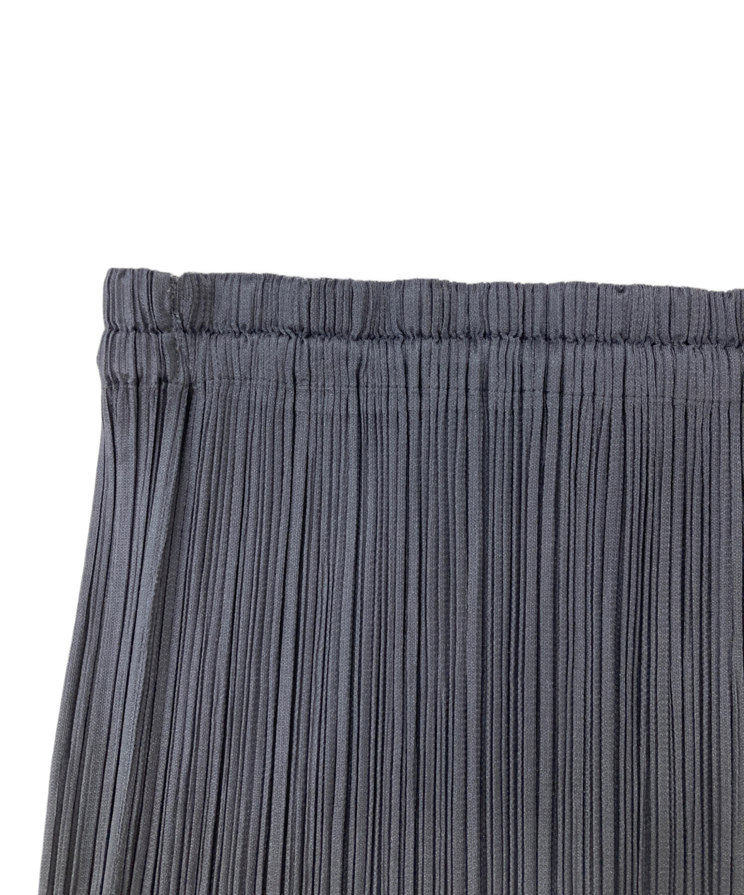 PLEATS PLEASE ロングスカート ブラック グレーSize2 中古・古着通販】PLEATS PLEASE (プリーツプリーズ) プリーツロング
