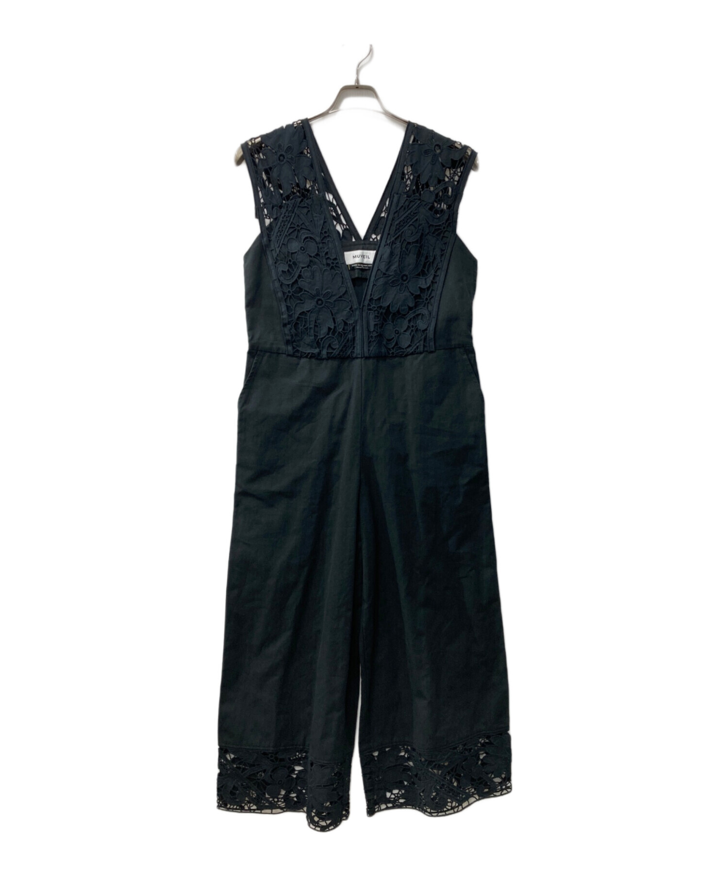 美品MUVEILサロペット 中古・古着通販】MUVEIL (ミュベール) オールインワン/レース