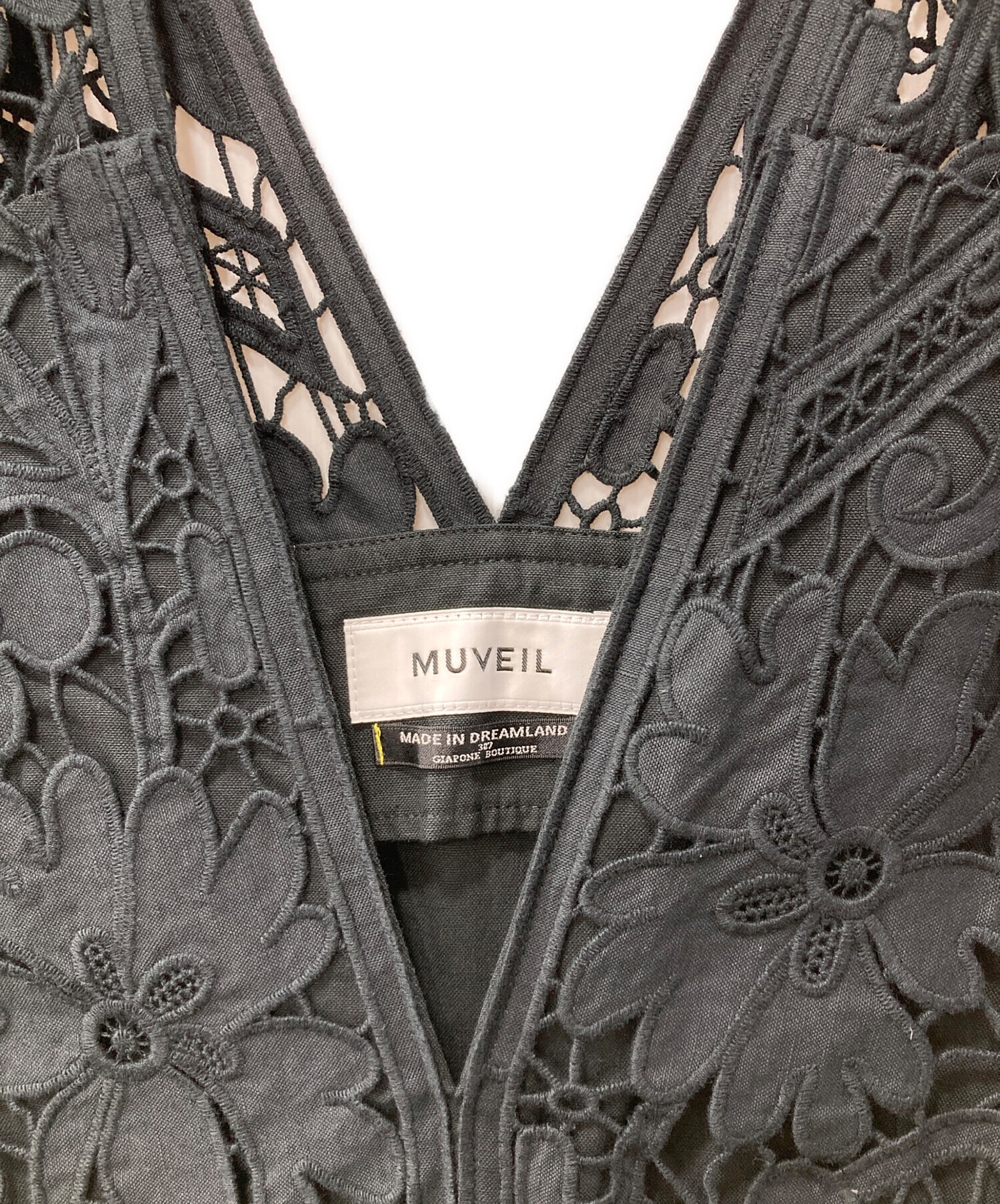 中古・古着通販】MUVEIL (ミュベール) オールインワン/レース