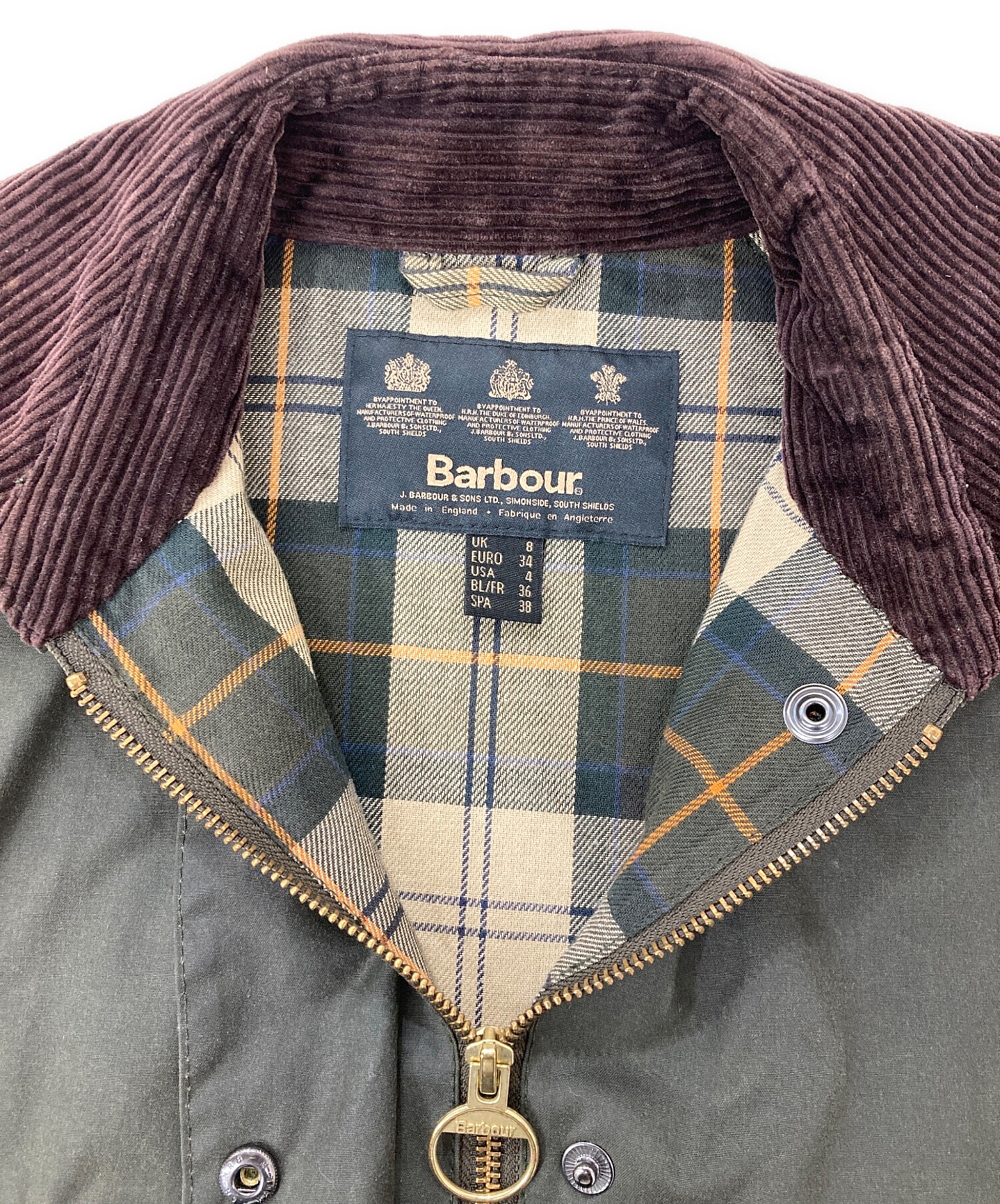中古・古着通販】Barbour (バブアー) SL LADIES BEDALE/オイルド