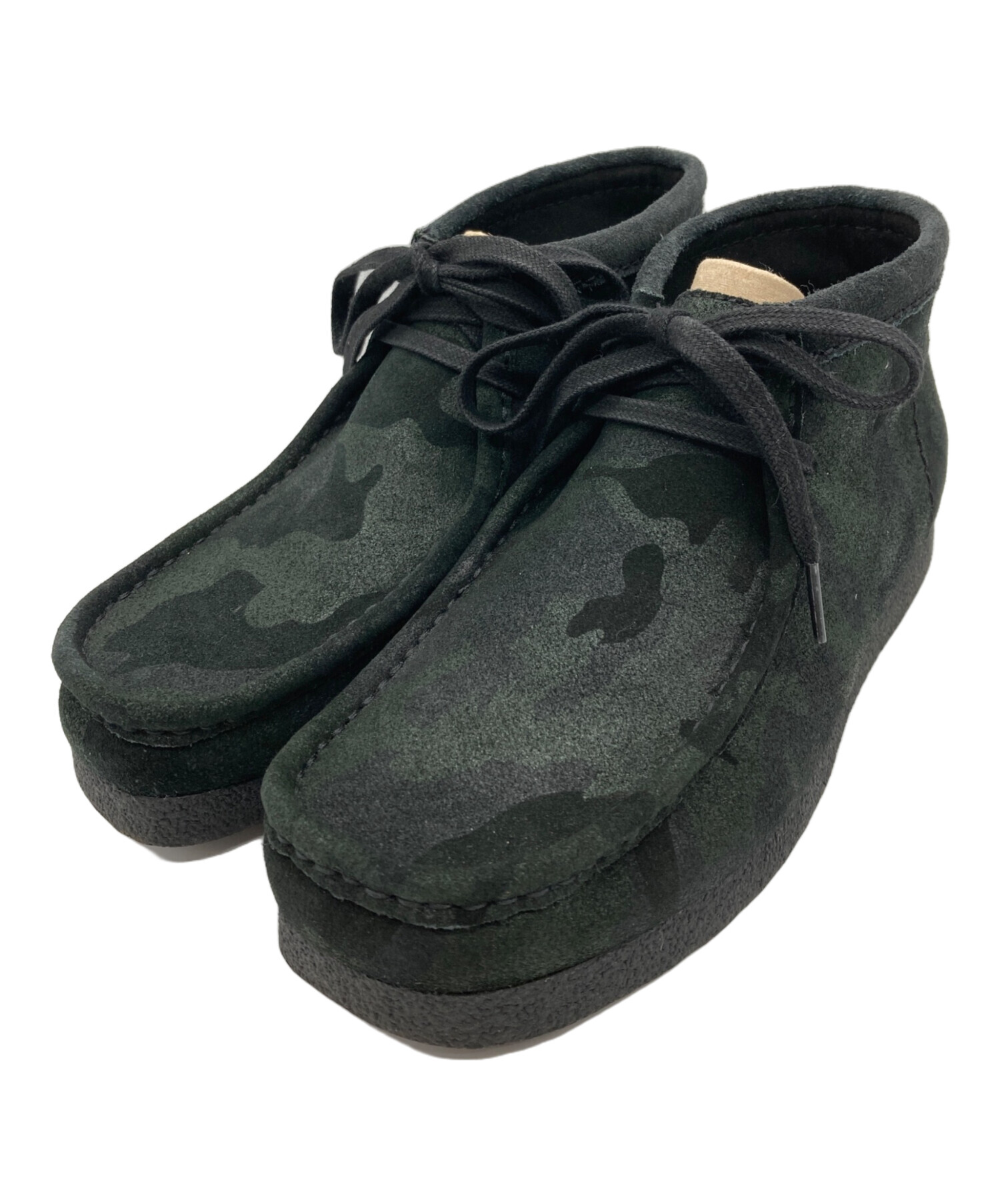 中古・古着通販】CLARKS (クラークス) ワラビーシューズ ブラック