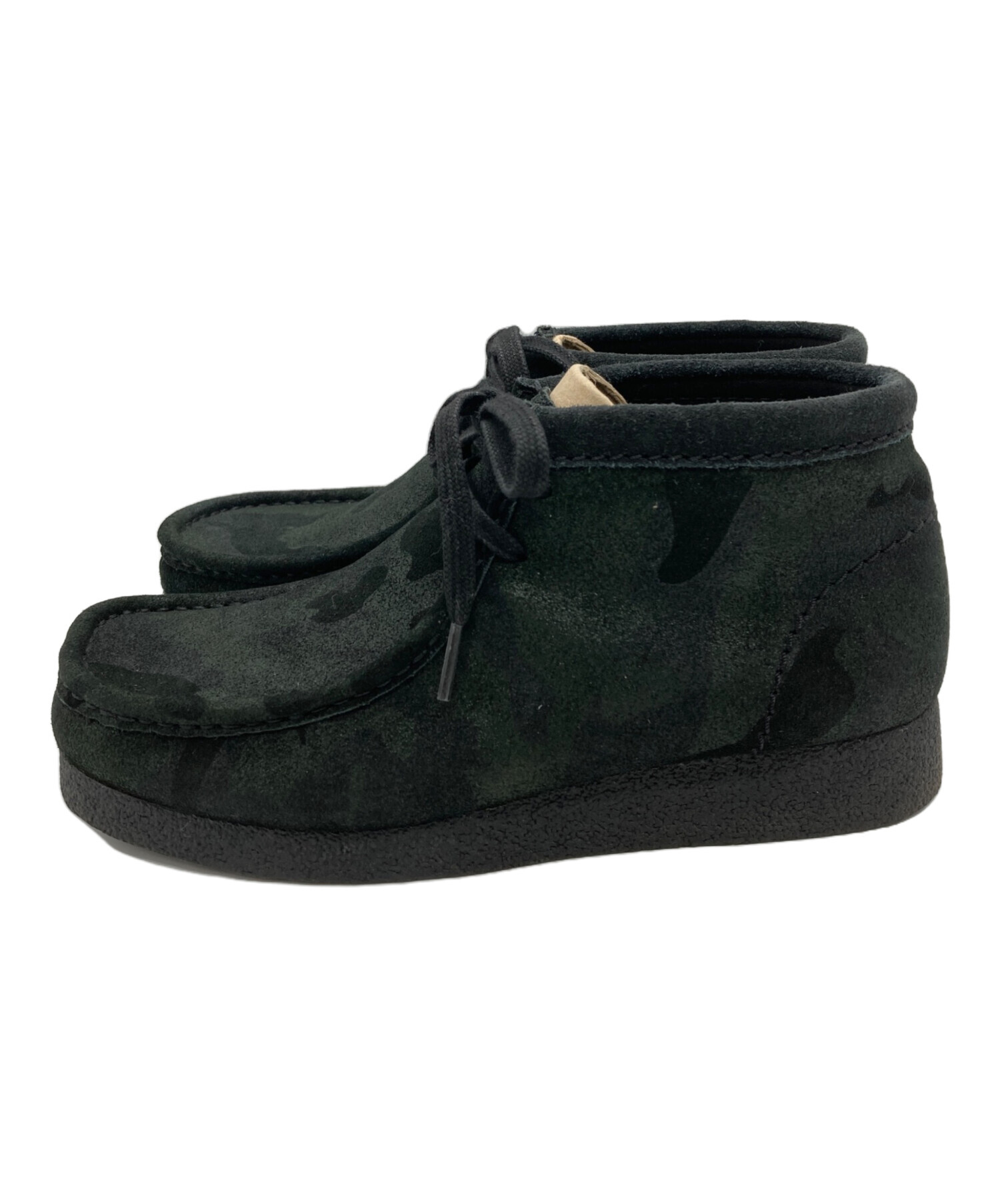 中古・古着通販】CLARKS (クラークス) ワラビーシューズ ブラック