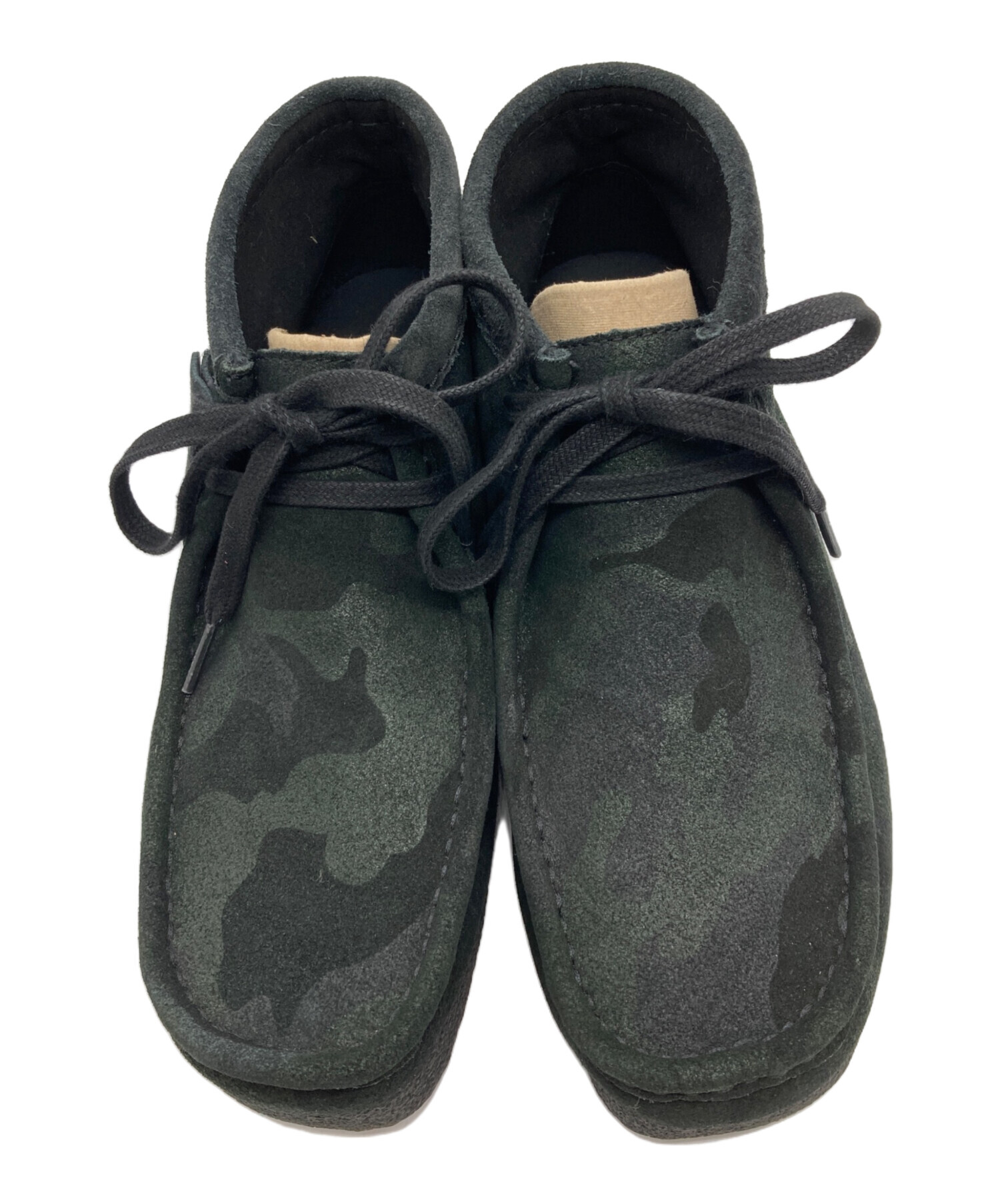 中古・古着通販】CLARKS (クラークス) ワラビーシューズ ブラック