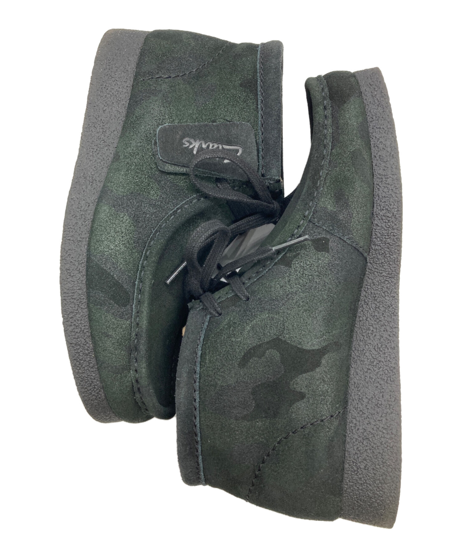 中古・古着通販】CLARKS (クラークス) ワラビーシューズ ブラック