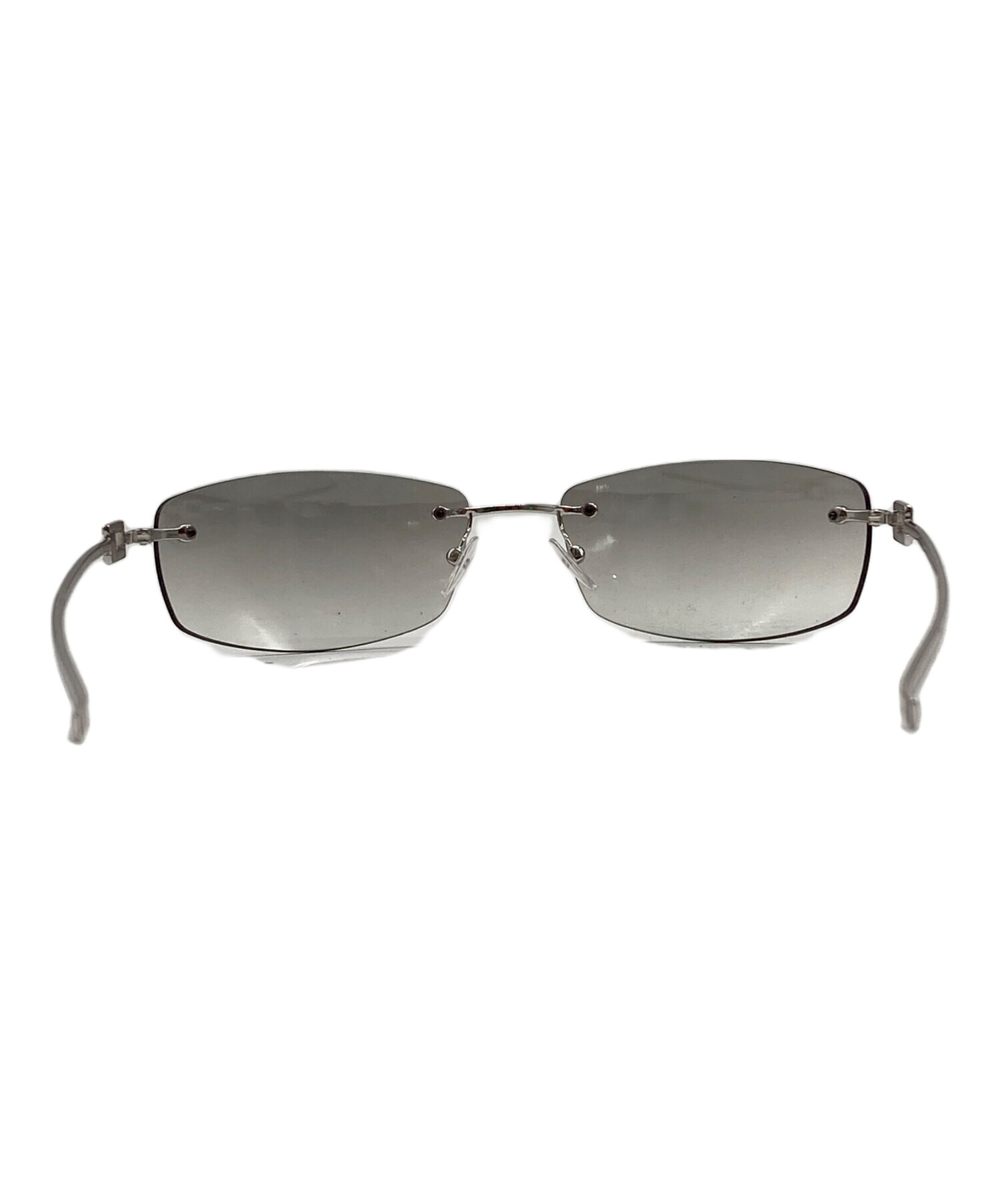 中古・古着通販】GUCCI (グッチ) ラインストーンリムレスサングラス