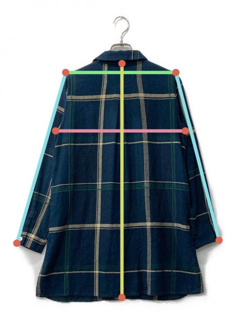 美品　pal'las palace nume ヘリンボーン　ツイートベスト　M 中古・古着通販】Pal'las Palace (パラスパレス) チェックロングシャツ