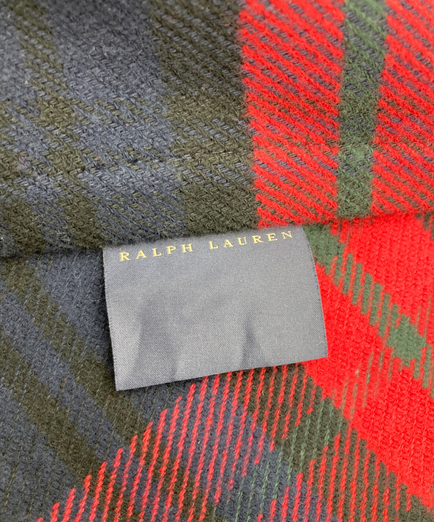 中古・古着通販】RALPH LAUREN (ラルフローレン) ブランケット レッド