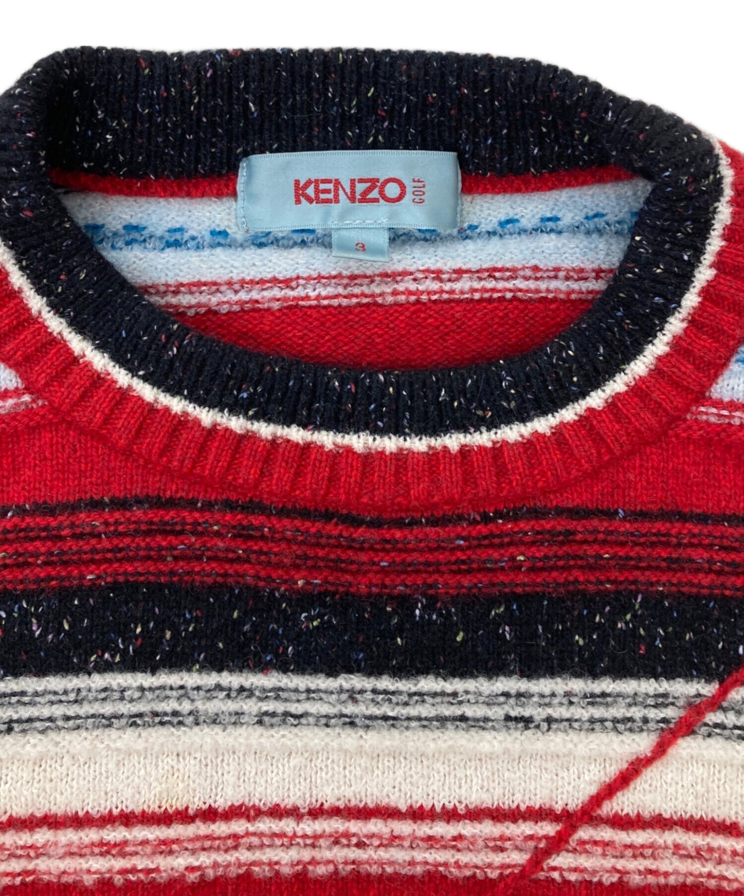 中古・古着通販】KENZO GOLF (ケンゾー ゴルフ) ニット マルチカラー