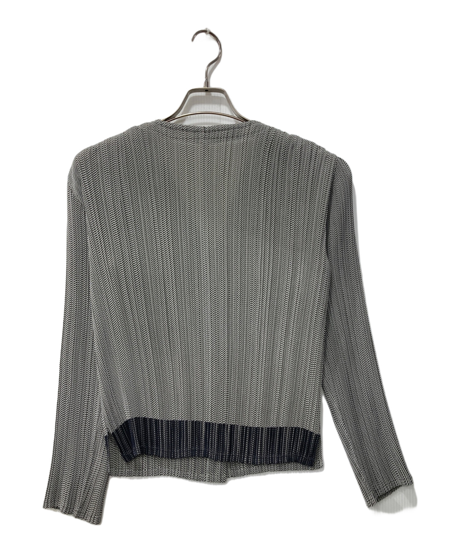ISSEY MIYAKE FETE プリーツカーディガン 中古・古着通販】ISSEY
