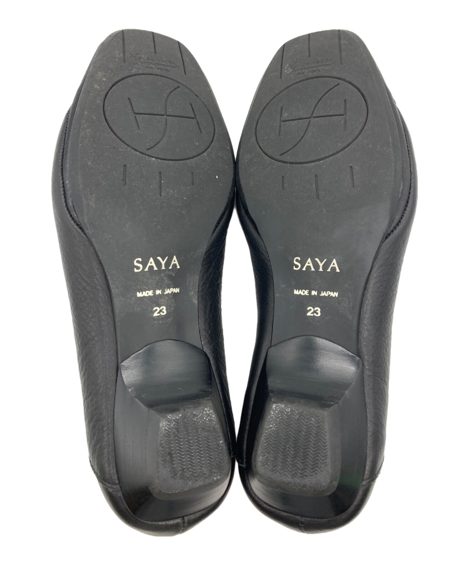 中古・古着通販】SAYA (サヤ) パンプス ブラック サイズ:23｜ブランド