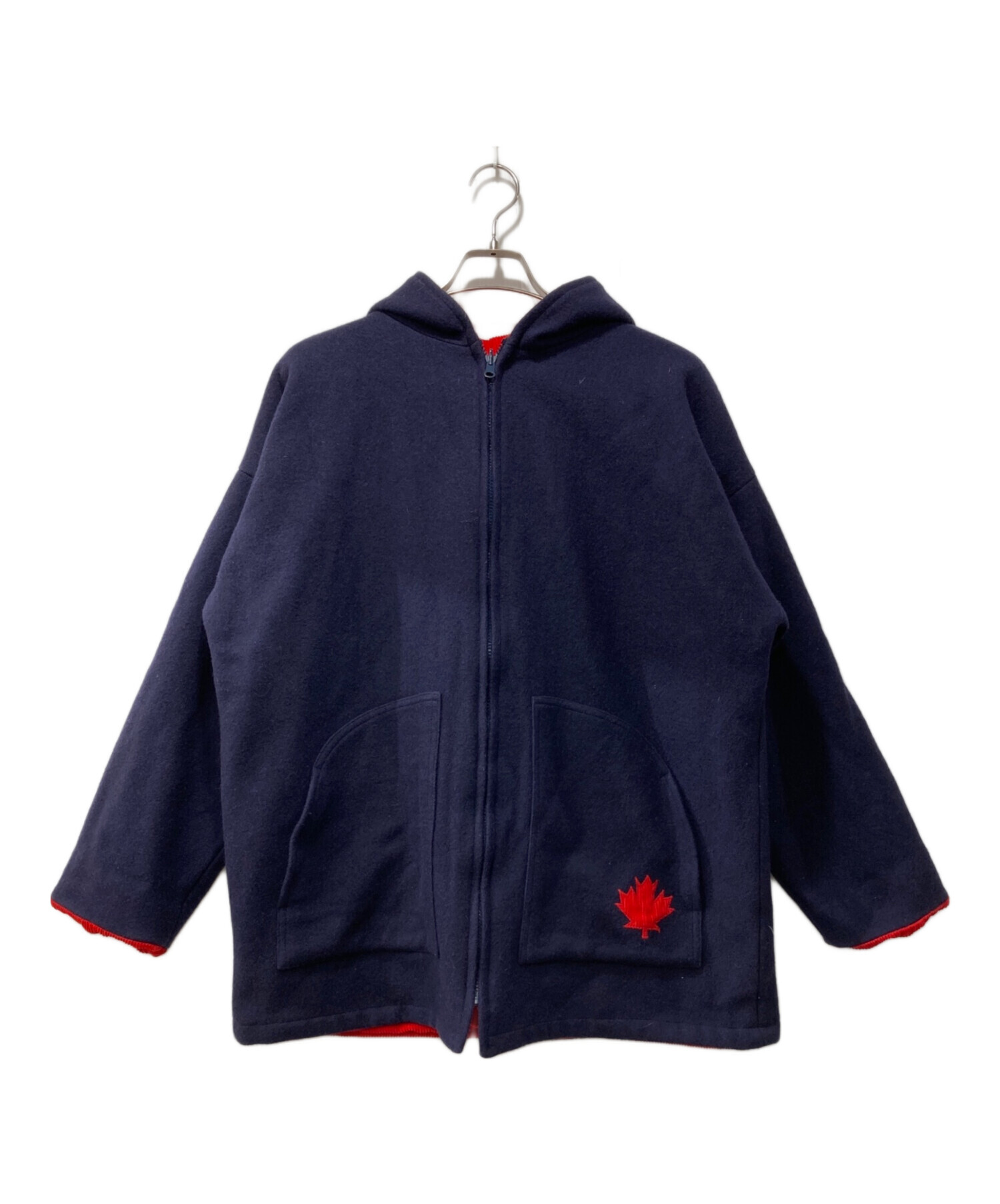 中古・古着通販】USED (ユーズド) リバーシブルフーデッドジャケット