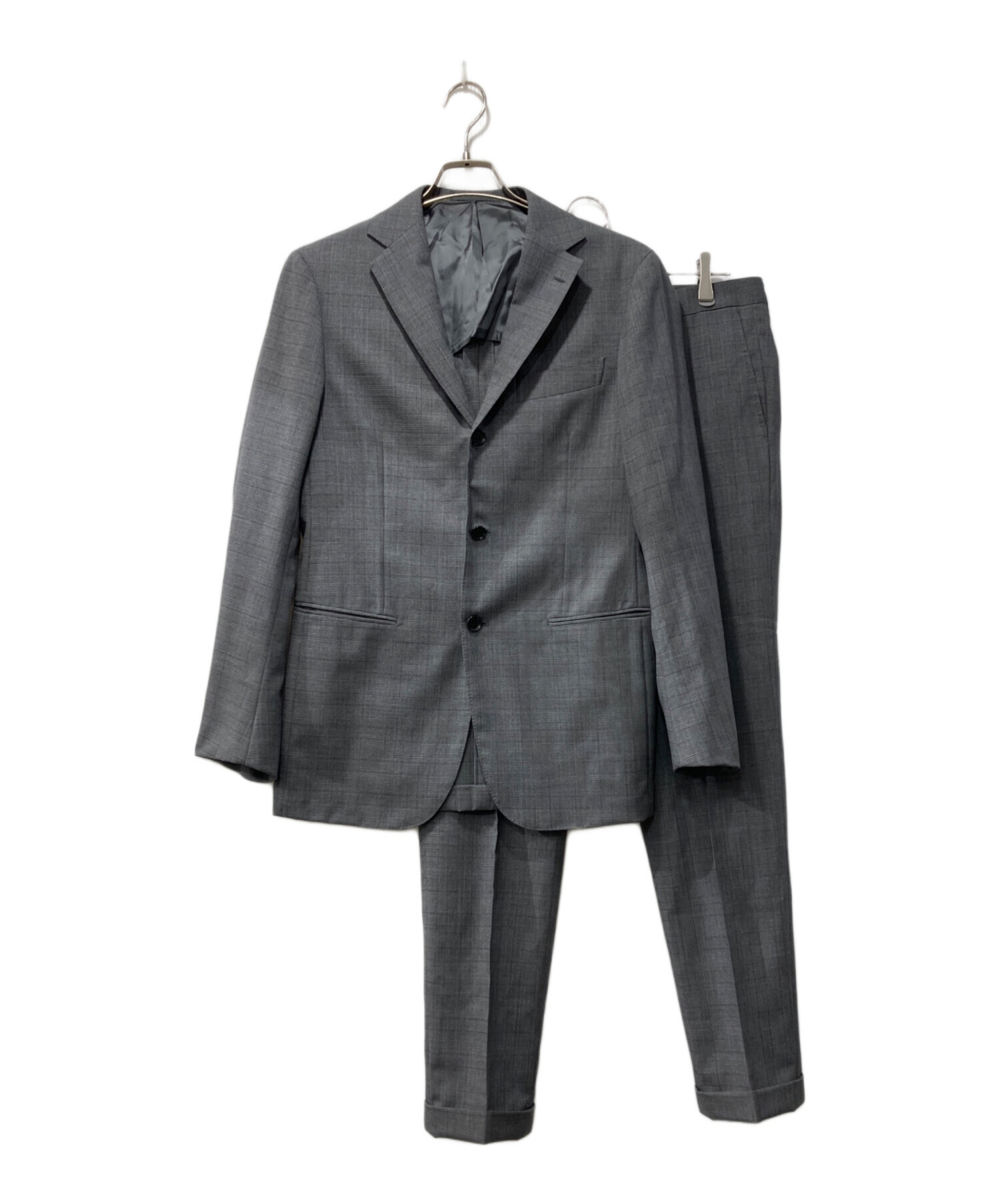 RING JACKET BLACK LABEL 3B セットアップ グレー M 中古・古着通販】RING JACKET (リングジャケット) 3Bセットアップ