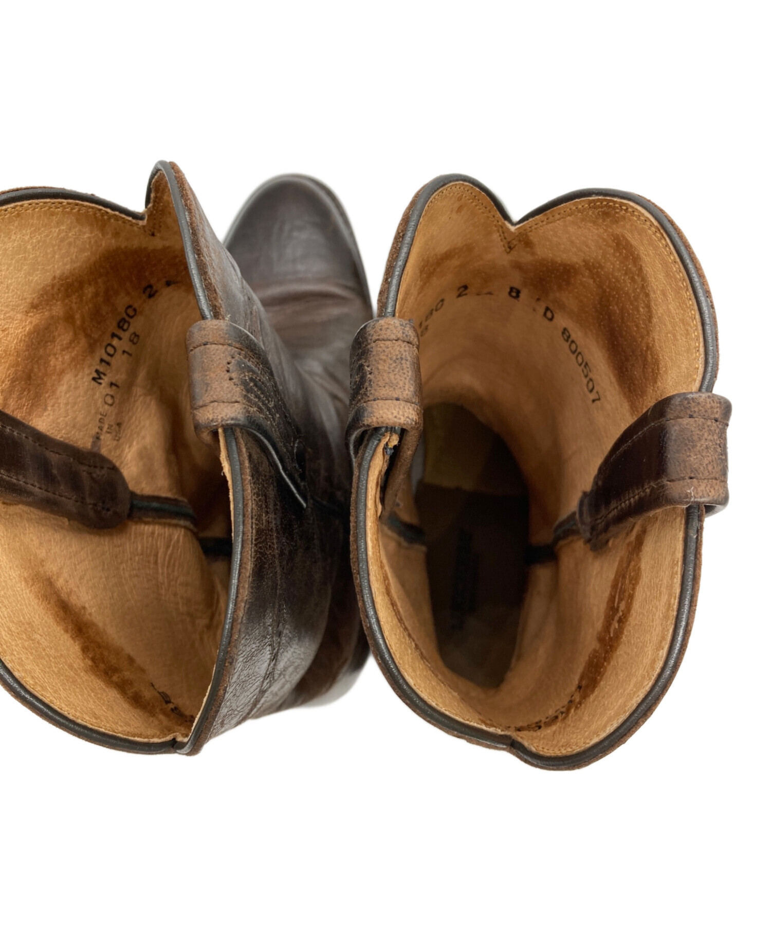 中古・古着通販】LUCCHESE (ルケーシー) ウェスタンブーツ ブラウン