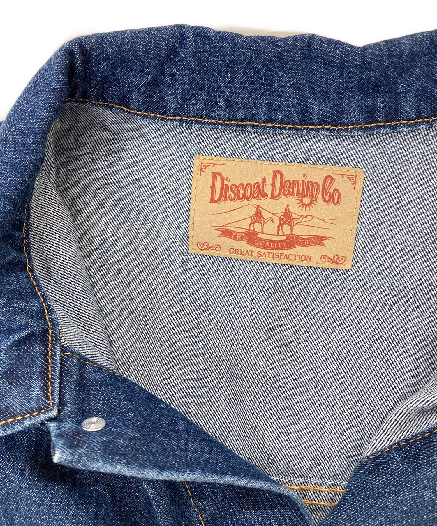 中古・古着通販】Discoat (ディスコート) SコットンデニムビッグG 