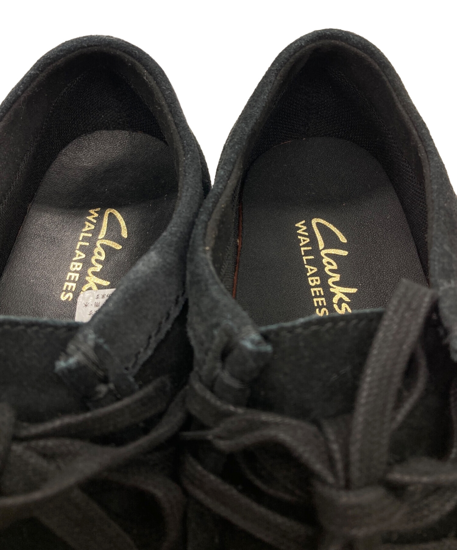 中古・古着通販】CLARKS (クラークス) ワラビーシューズ ブラック