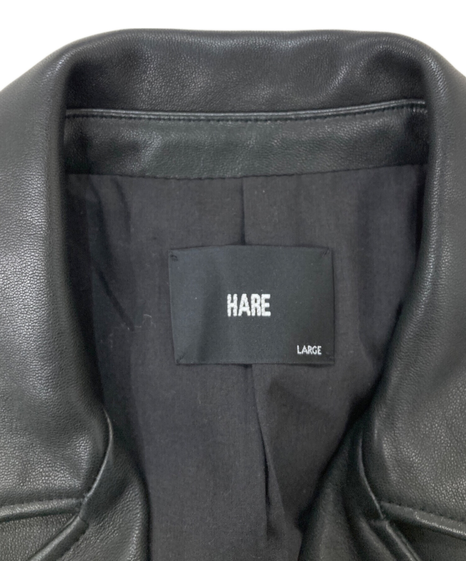 中古・古着通販】HARE (ハレ) レザージャケット/ダブルライダース