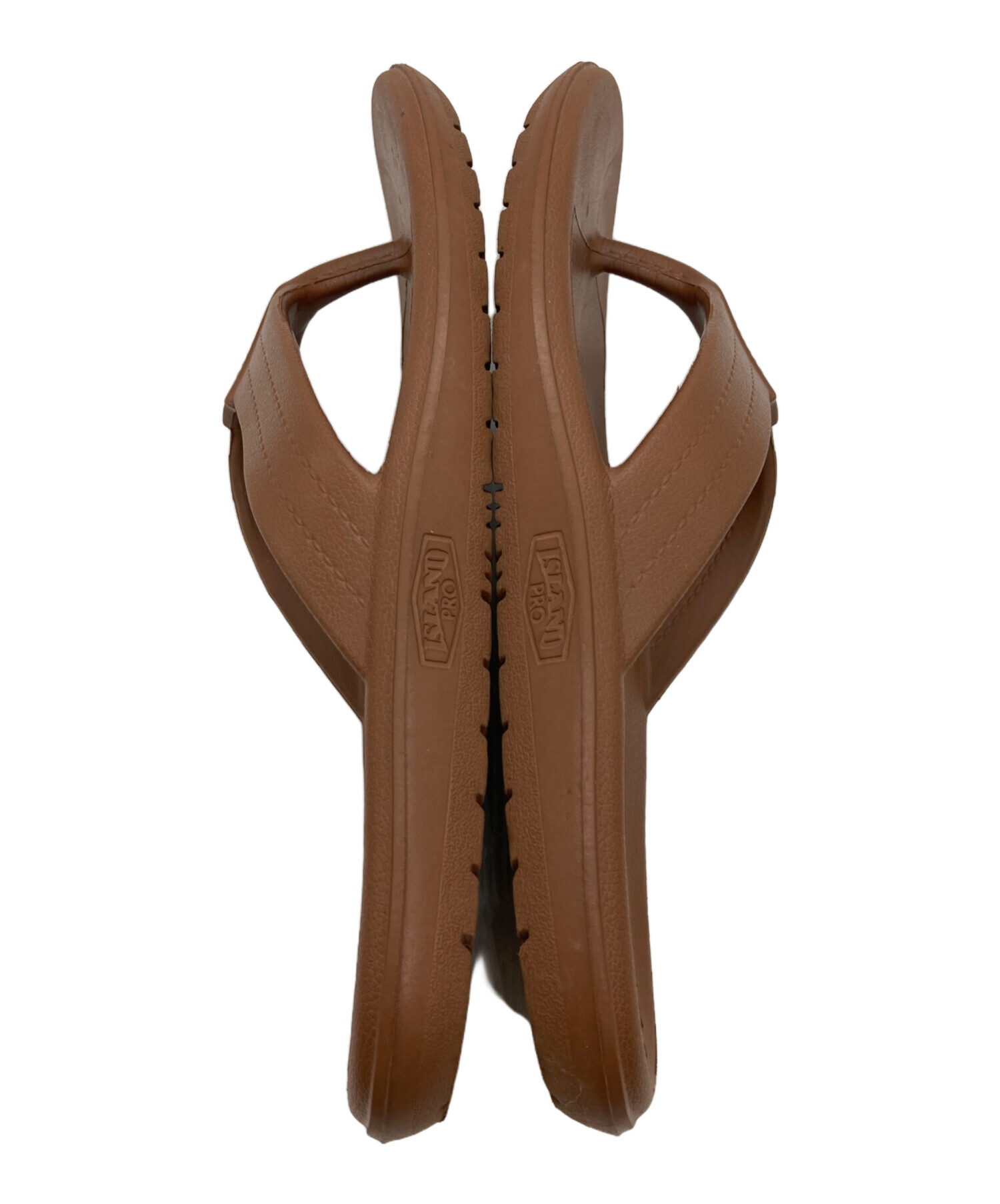  SLIPPER トングサンダル ブラウン　アイランドスリッパ 中古・古着通販】ISLAND SLIPPER (アイランドスリッパ) トングサンダル