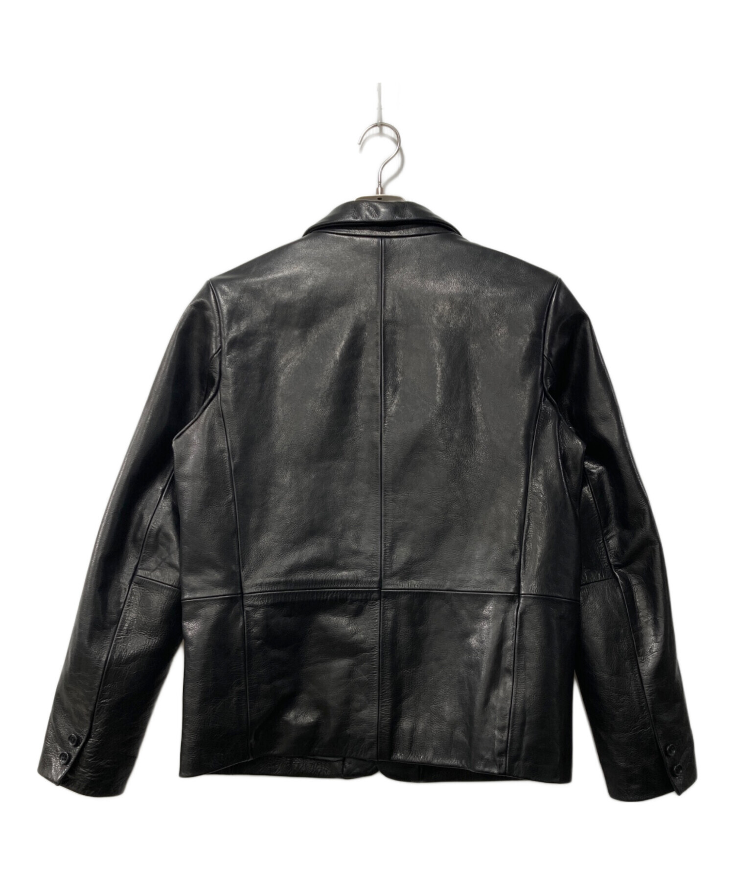 USA製 BEAMS + ライダースジャケット カウレザー レザージャケット 中古・古着通販】BEAMS (ビームス) カウレザージャケット ブラック