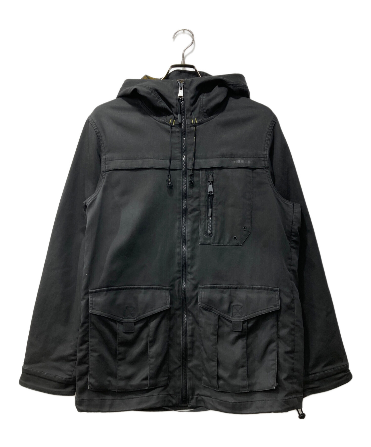 中古・古着通販】DIESEL (ディーゼル) ジップジャケット ブラック