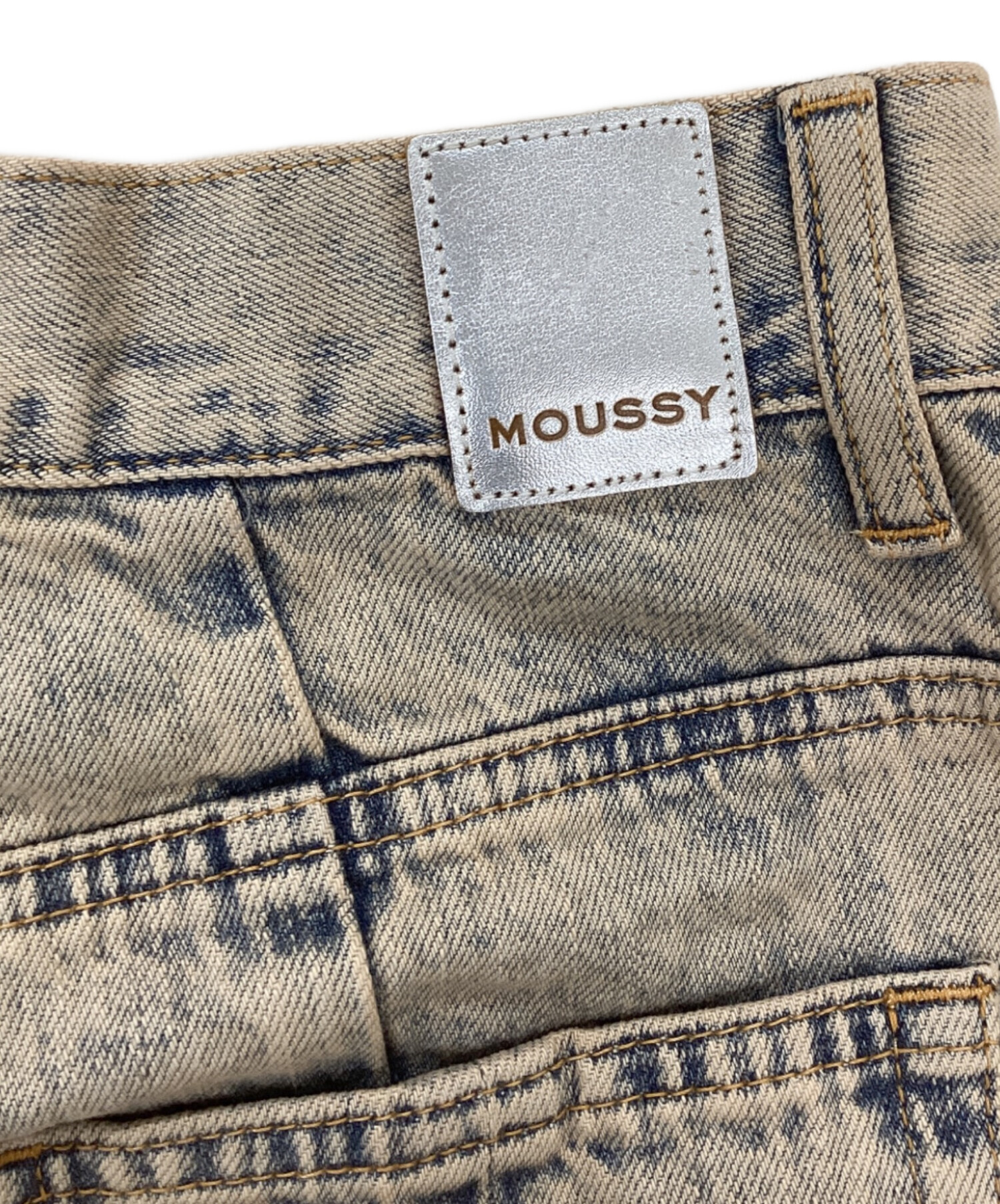 中古・古着通販】moussy (マウジー) デニムパンツ/CURVED LINE 