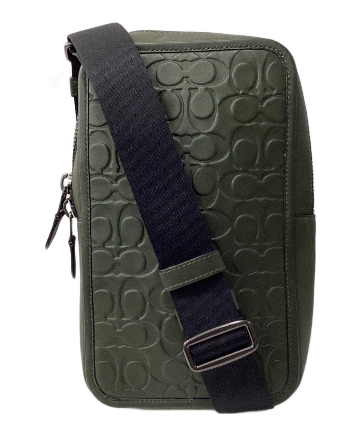 中古・古着通販】COACH (コーチ) ショルダーバッグ オリーブ｜ブランド