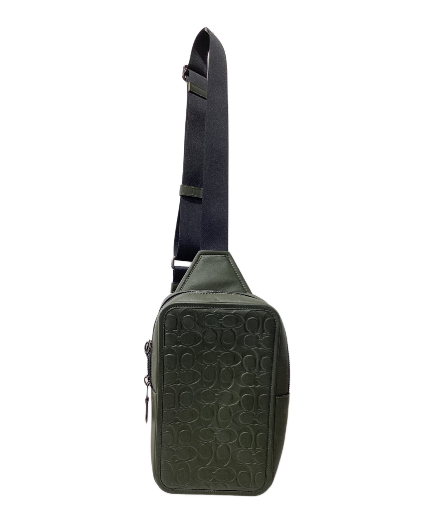 中古・古着通販】COACH (コーチ) ショルダーバッグ オリーブ｜ブランド