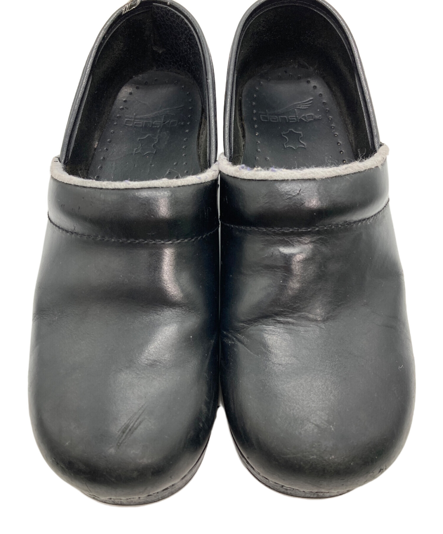 中古・古着通販】dansko (ダンスコ) レザーミュール ブラック サイズ