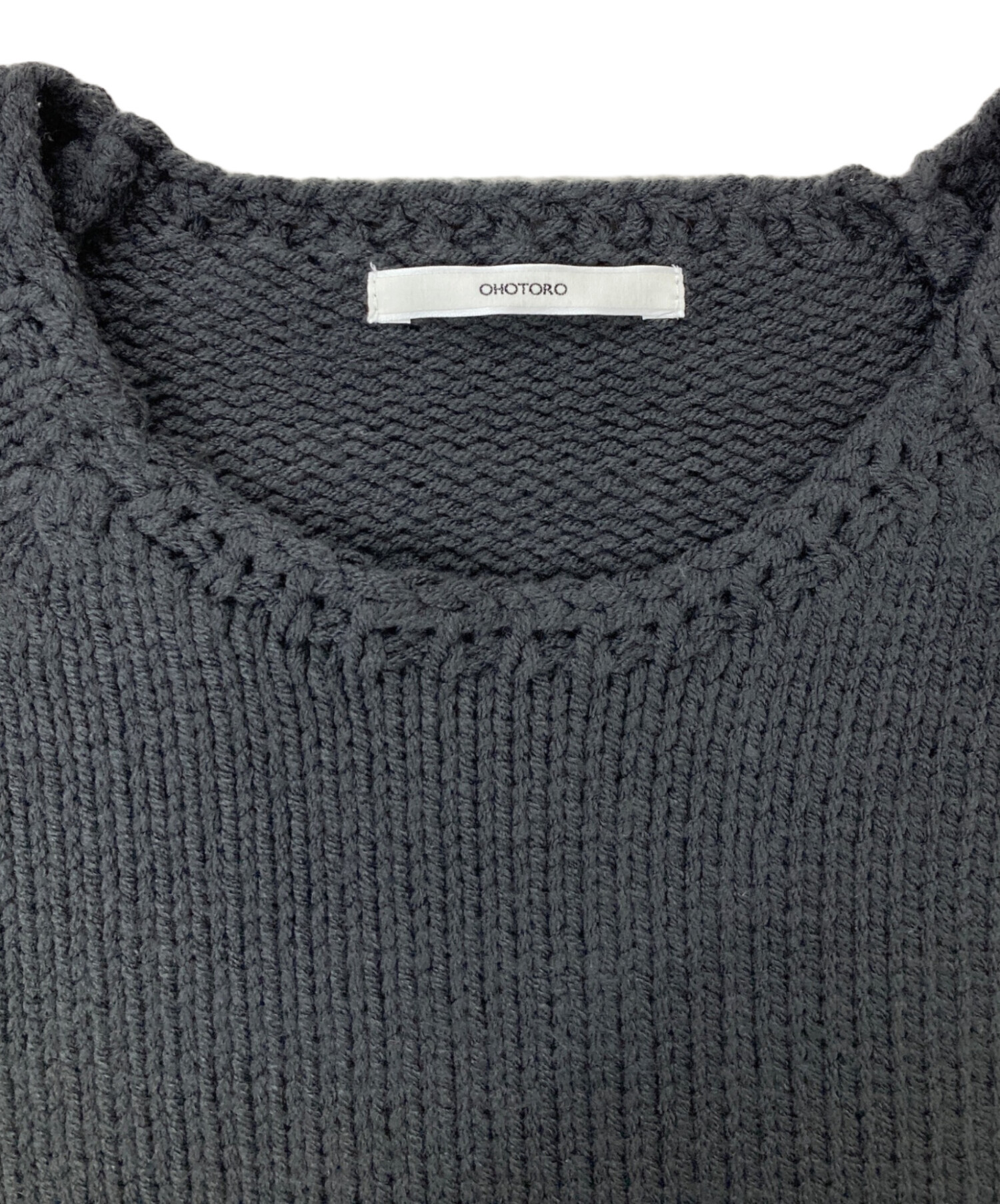 中古・古着通販】OHOTORO (オオトロ) new bold raglan knit/ニット