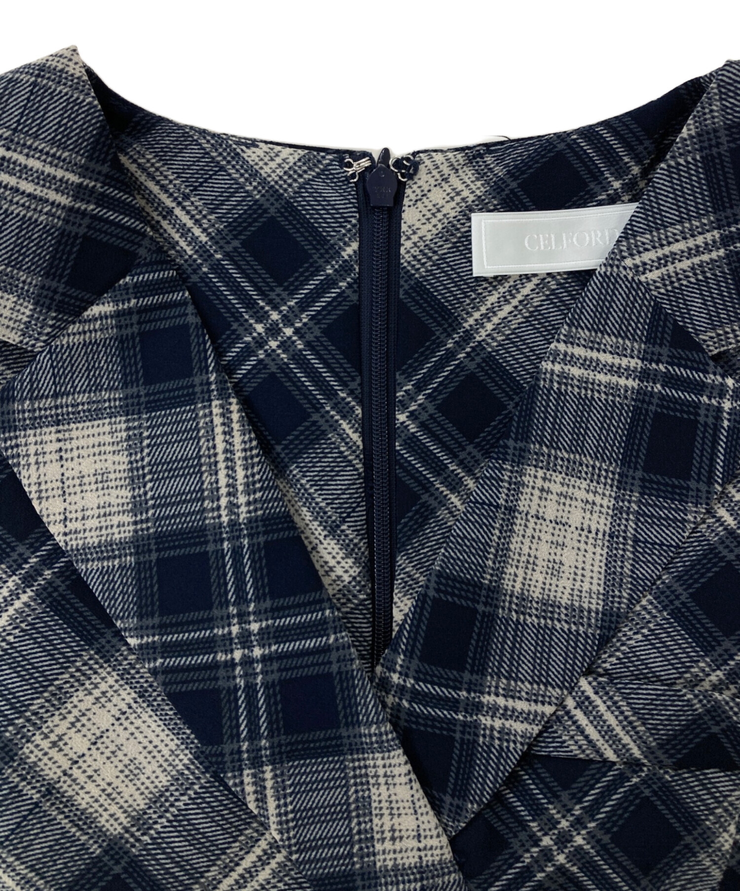 中古・古着通販】CELFORD (セルフォード) ラペルカラーワンピース