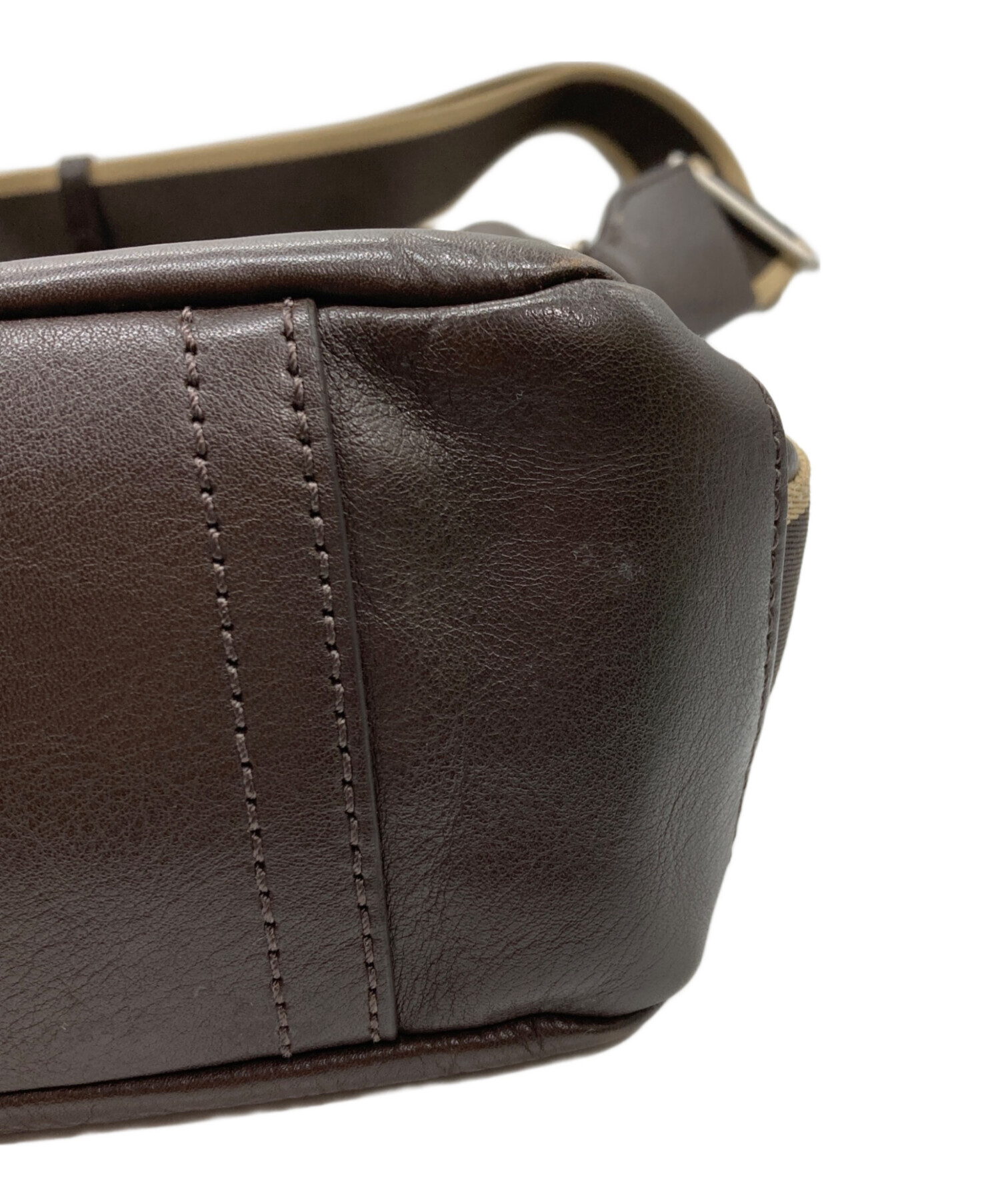 中古・古着通販】COACH (コーチ) ショルダーバッグ ブラウン｜ブランド