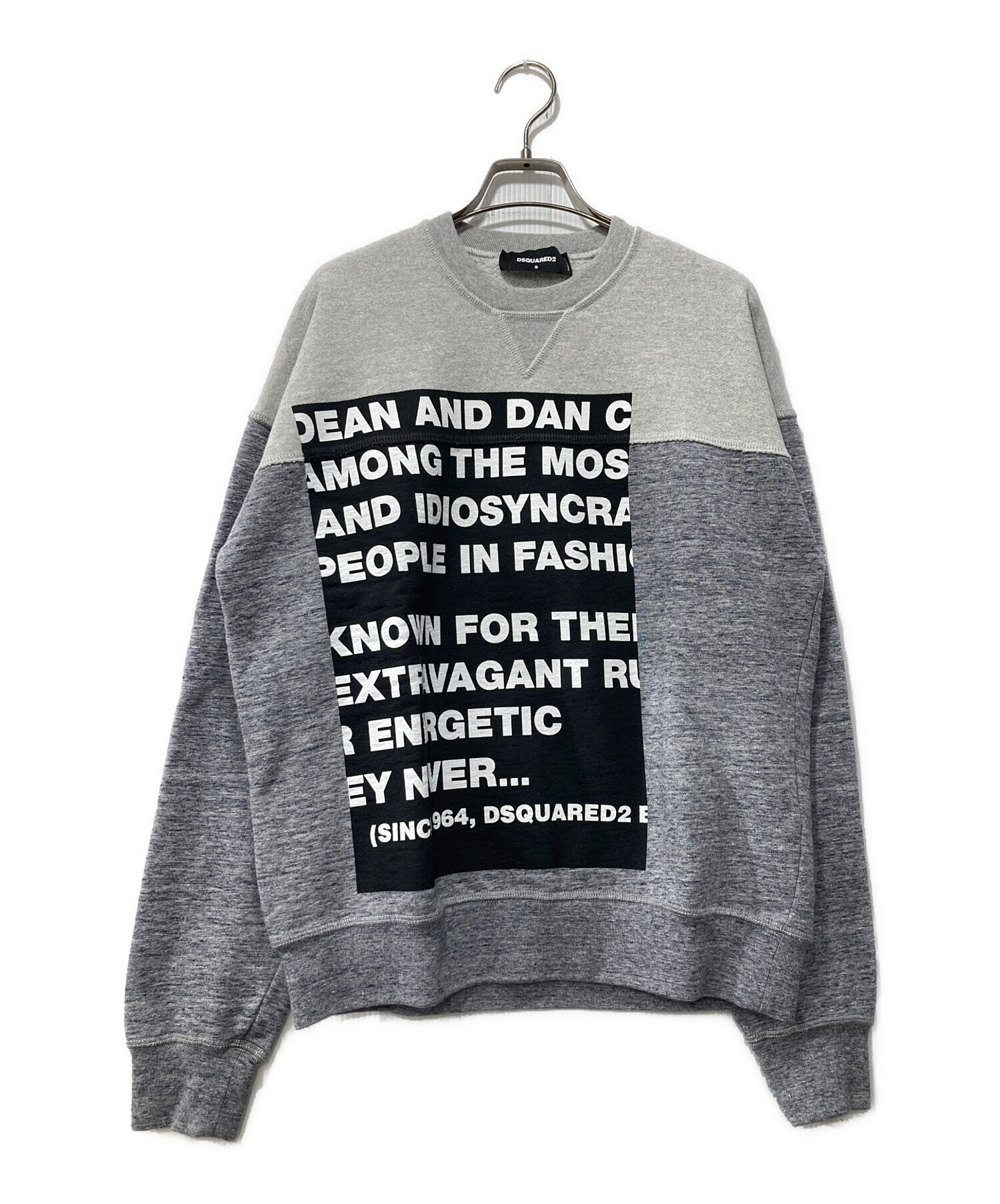 中古・古着通販】DSQUARED2 (ディースクエアード) プリントスウェット